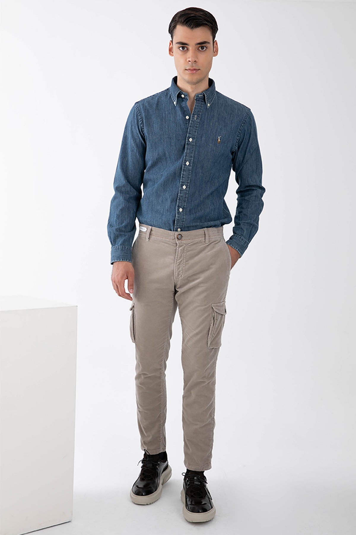 Richard J. Brown Nairobi Slim Regular Kargo Pantolon-Libas Trendy Fashion Store