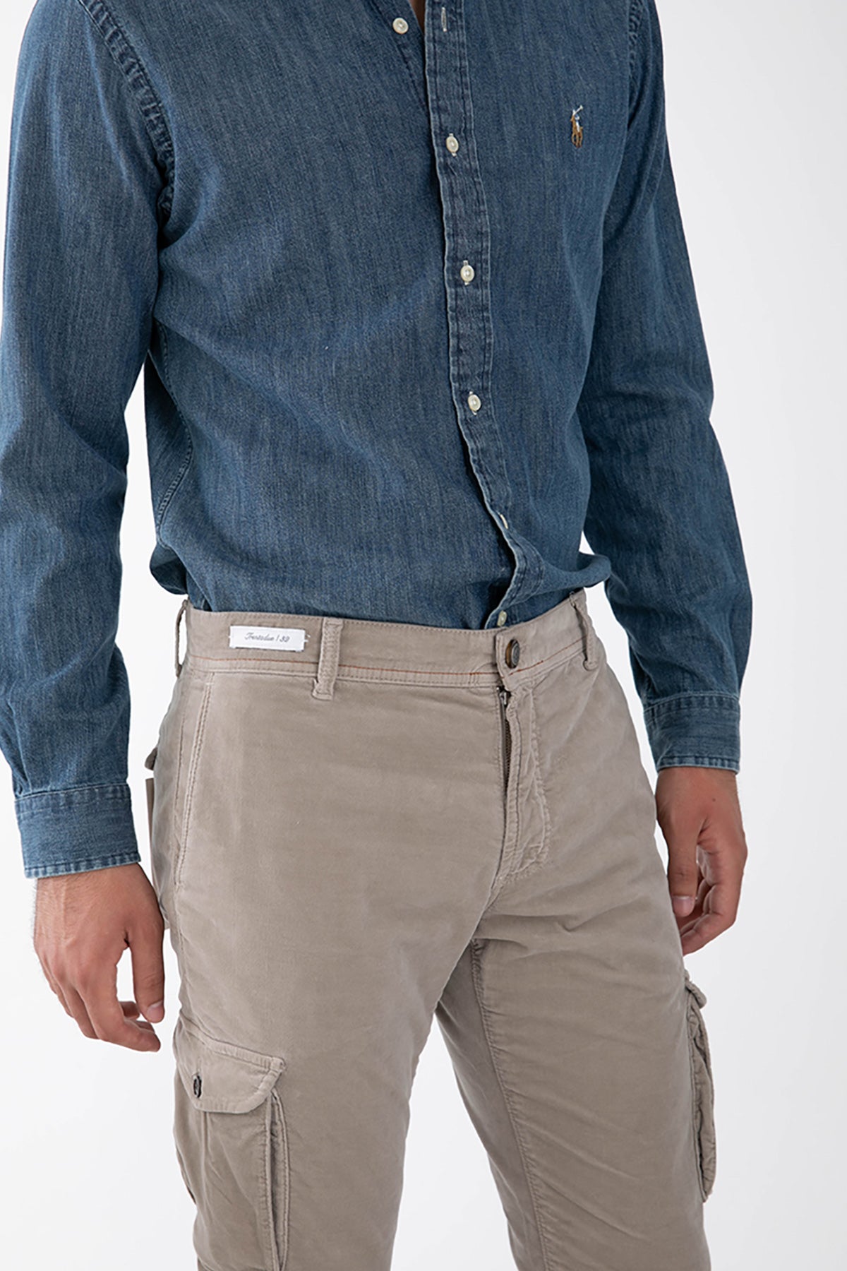 Richard J. Brown Nairobi Slim Regular Kargo Pantolon-Libas Trendy Fashion Store