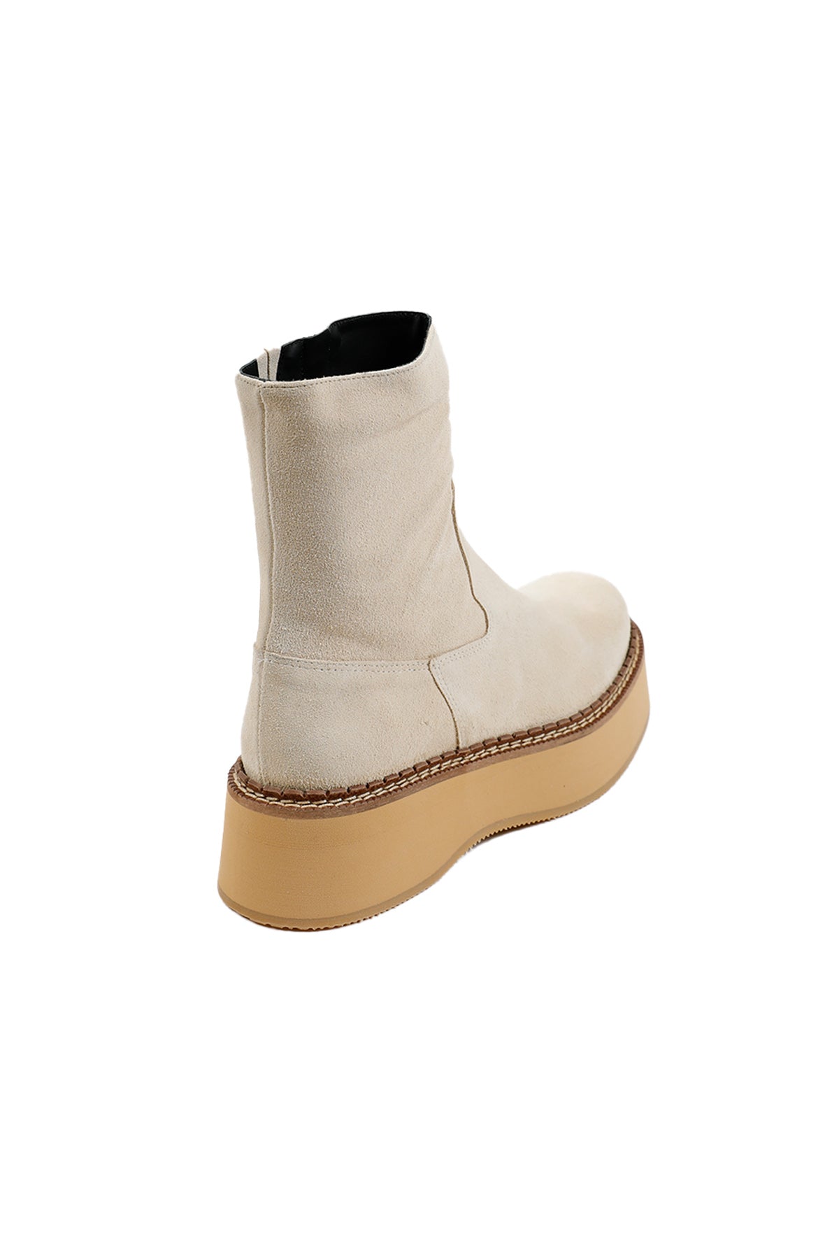 Paloma Barcelo Ebba Fermuarlı Süet Bot-Libas Trendy Fashion Store