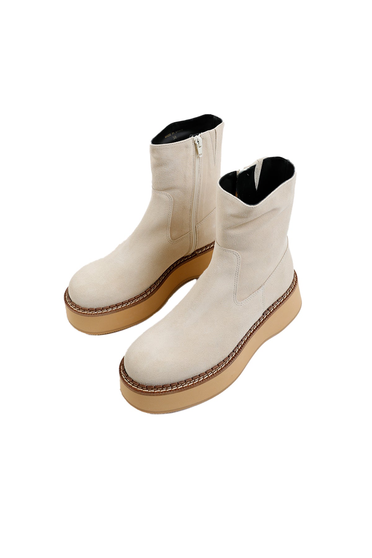 Paloma Barcelo Ebba Fermuarlı Süet Bot-Libas Trendy Fashion Store