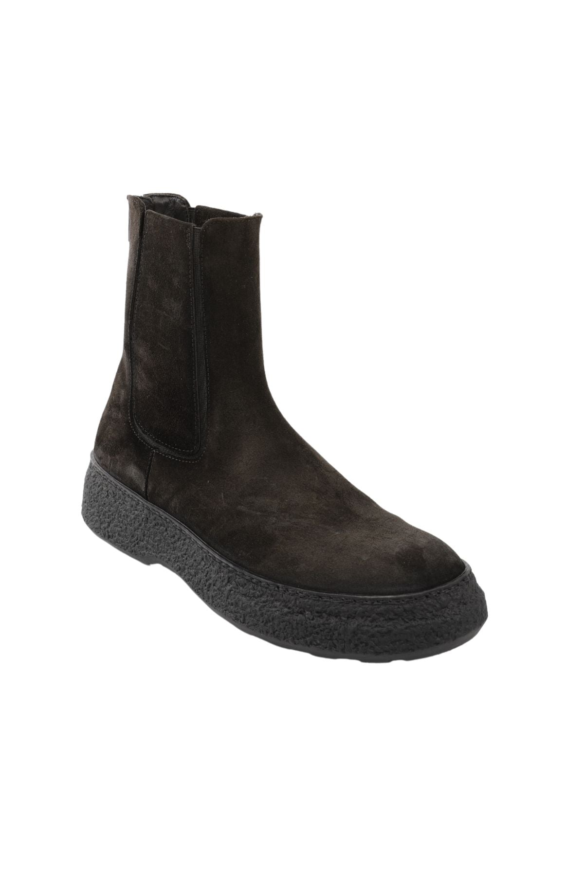 Pantanetti Lastikli Fermuarlı Süet Bot-Libas Trendy Fashion Store