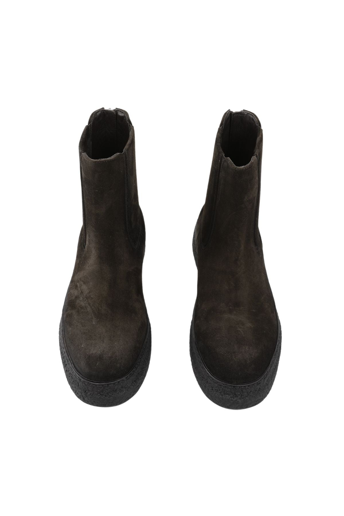 Pantanetti Lastikli Fermuarlı Süet Bot-Libas Trendy Fashion Store