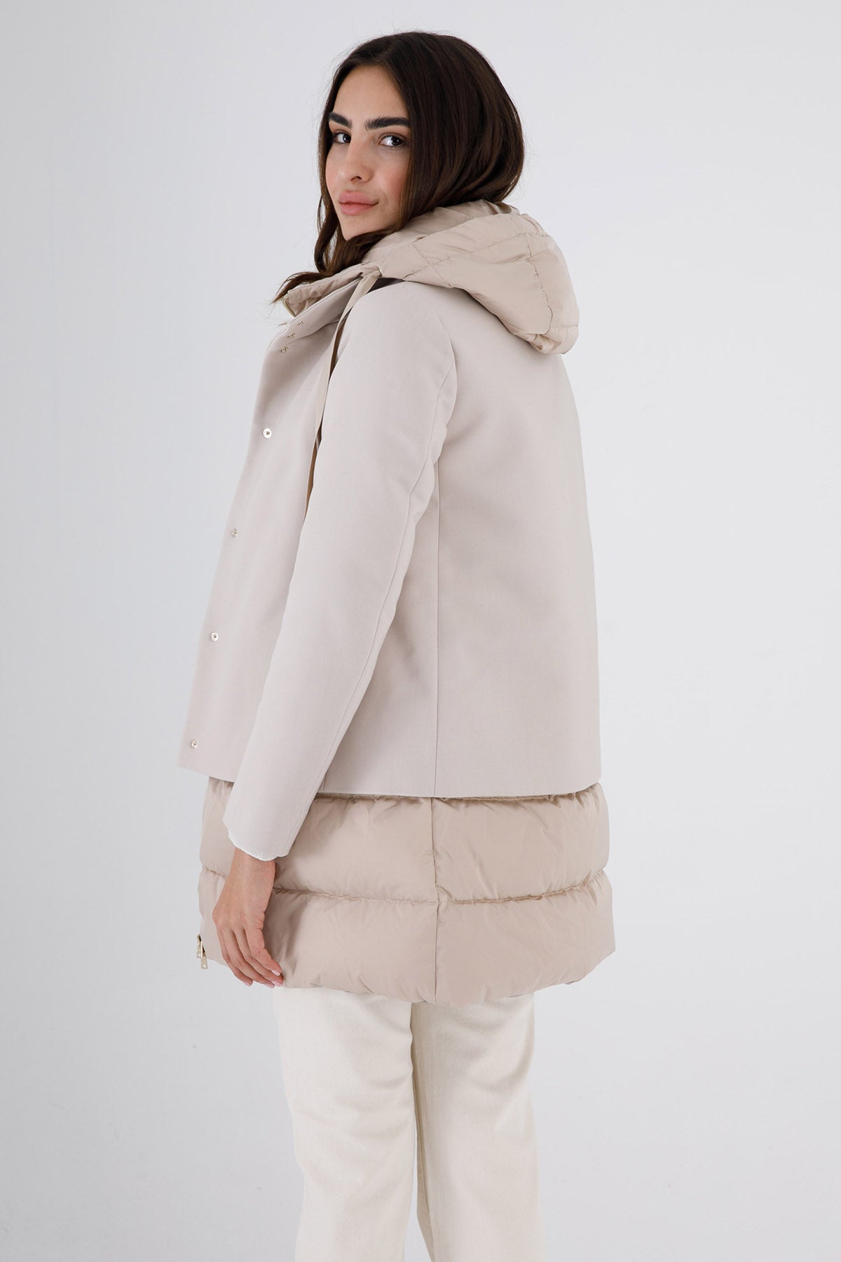 Herno Puffer Kombinasyonlu Kaban-Libas Trendy Fashion Store