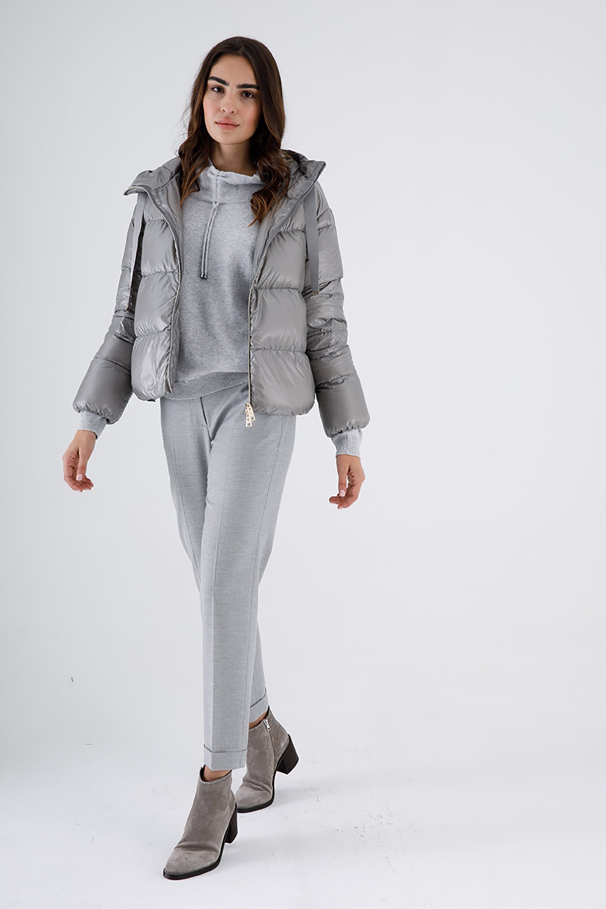 Herno Kapüşonlu Puffer Mont-Libas Trendy Fashion Store