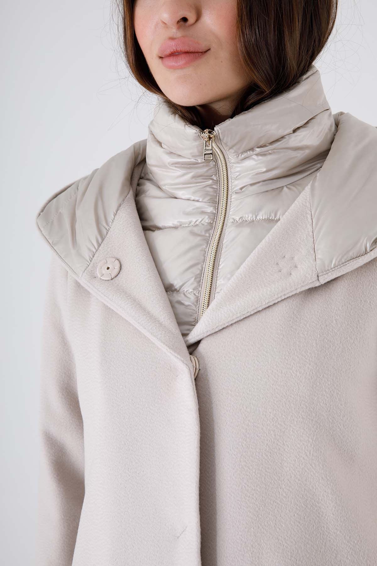 Herno Puffer Kombinasyonlu Kaban-Libas Trendy Fashion Store