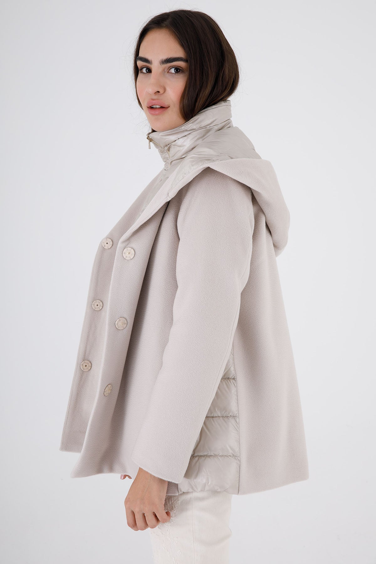 Herno Puffer Kombinasyonlu Kaban-Libas Trendy Fashion Store