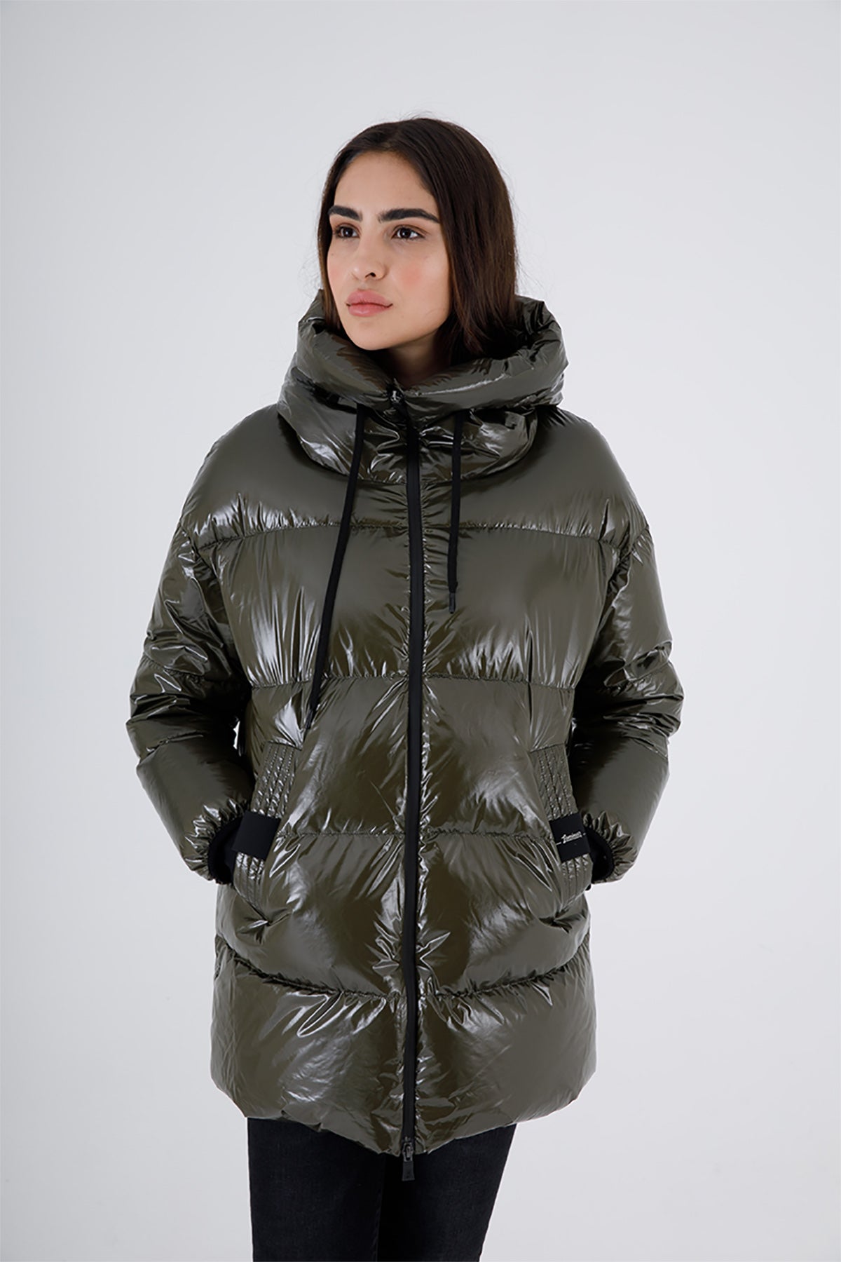 Herno Laminar Geniş Kesim Kapüşonlu Puffer Mont-Libas Trendy Fashion Store