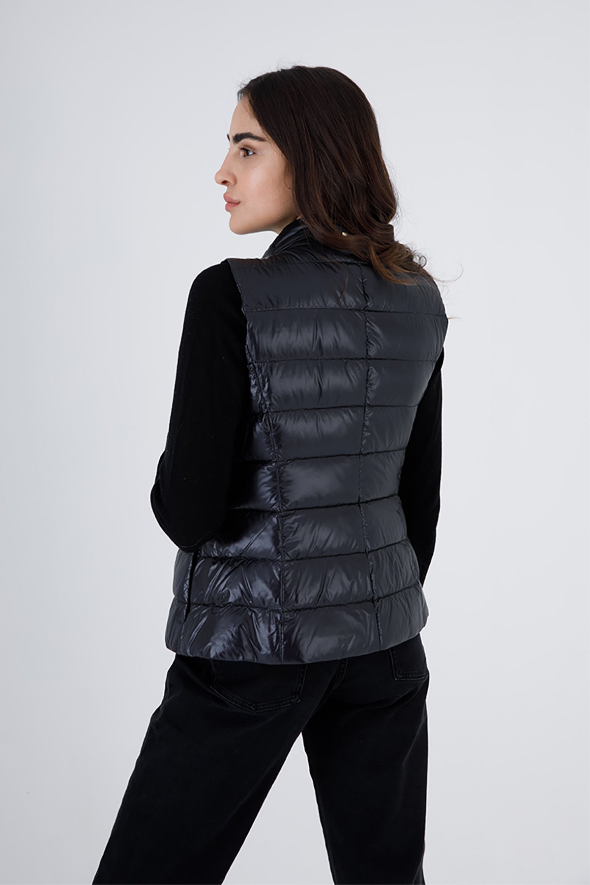 Herno Guilia Puffer Slim Fit Yelek-Libas Trendy Fashion Store