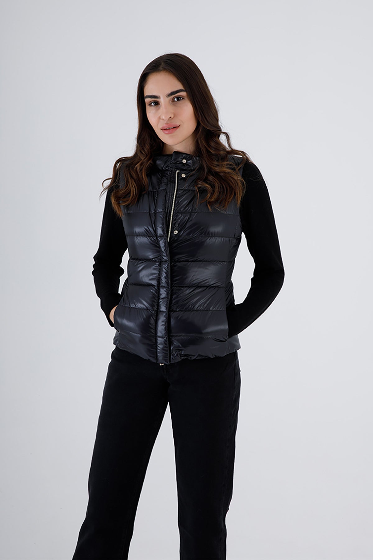 Herno Guilia Puffer Slim Fit Yelek-Libas Trendy Fashion Store