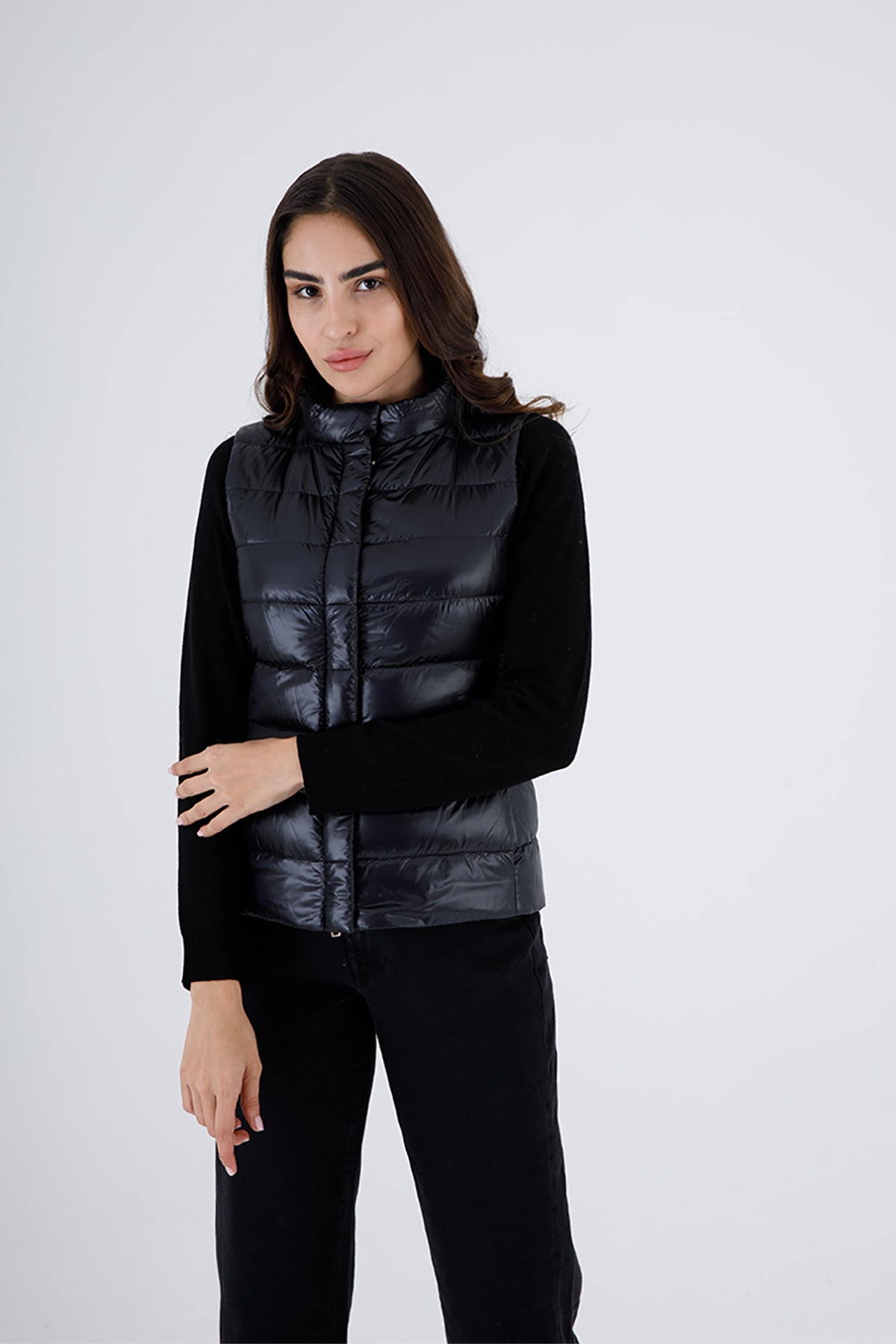 Herno Guilia Puffer Slim Fit Yelek-Libas Trendy Fashion Store