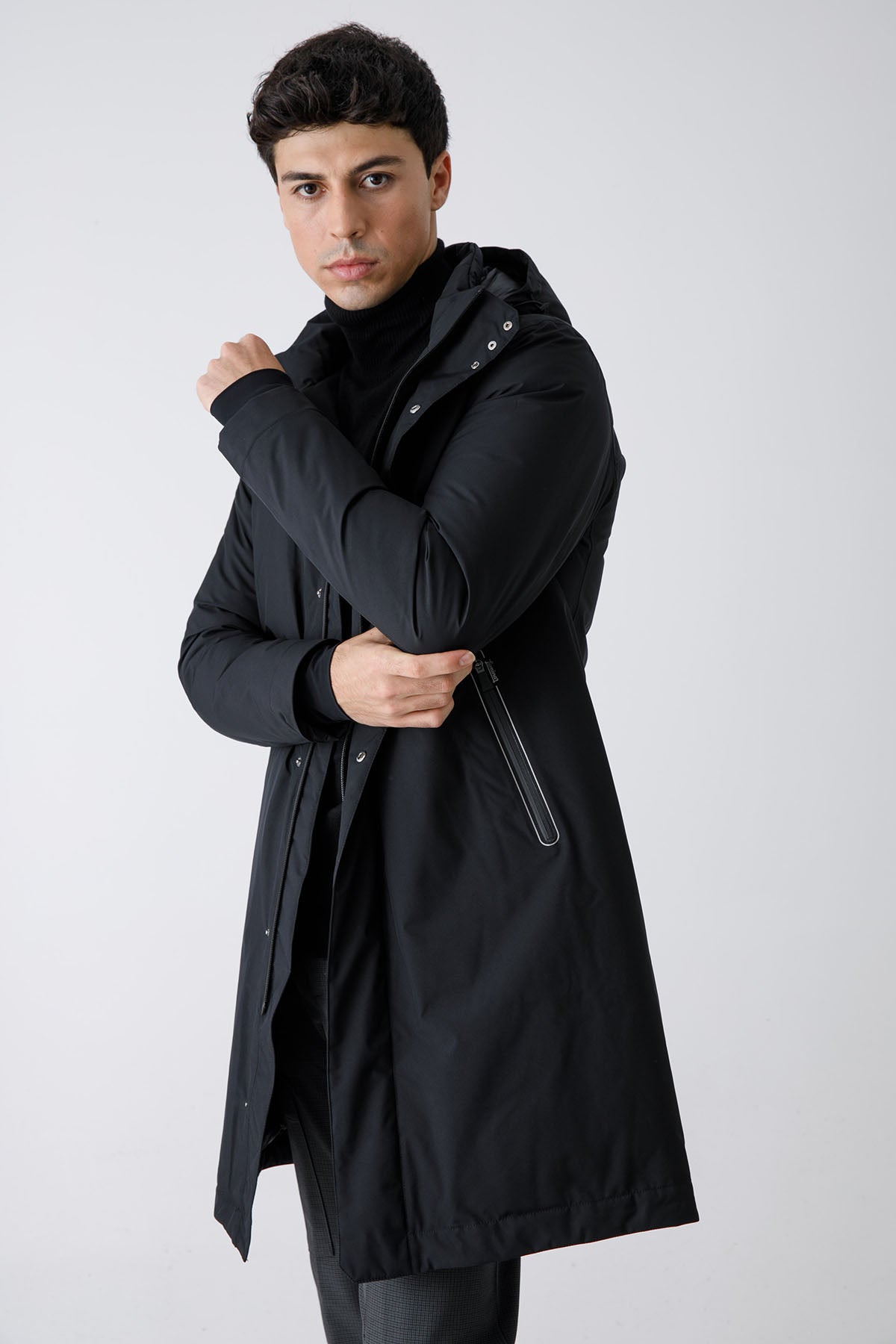 Herno Laminar Kapüşonlu Puffer Kaban-Libas Trendy Fashion Store