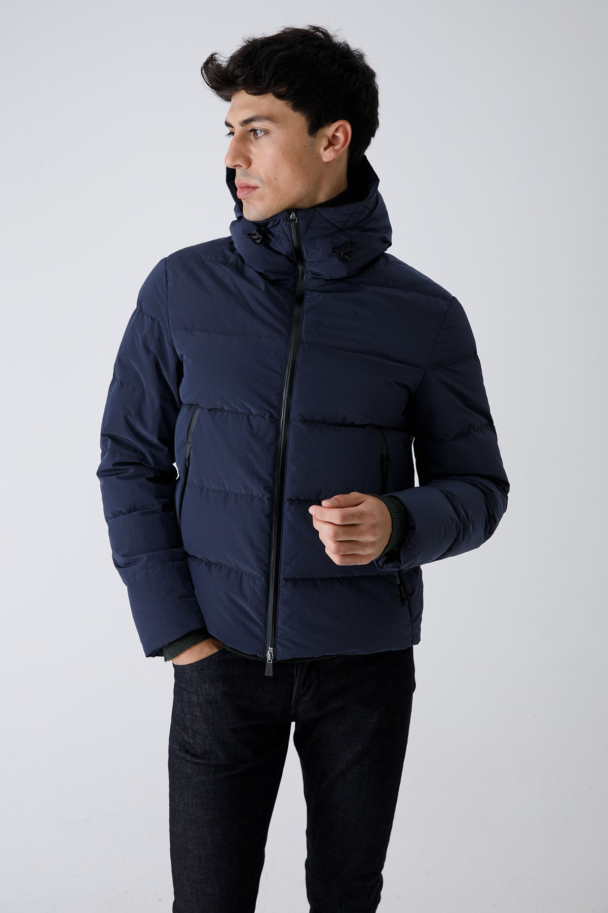 Herno Laminar Kapüşonlu Puffer Mont-Libas Trendy Fashion Store