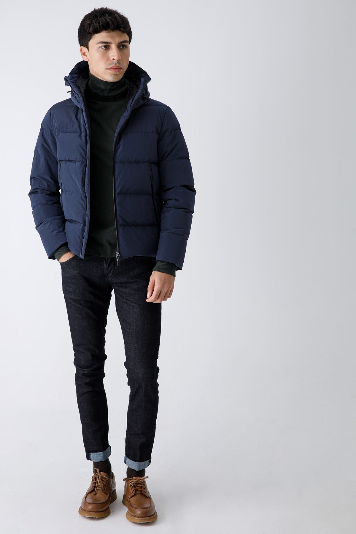 Herno Laminar Kapüşonlu Puffer Mont-Libas Trendy Fashion Store