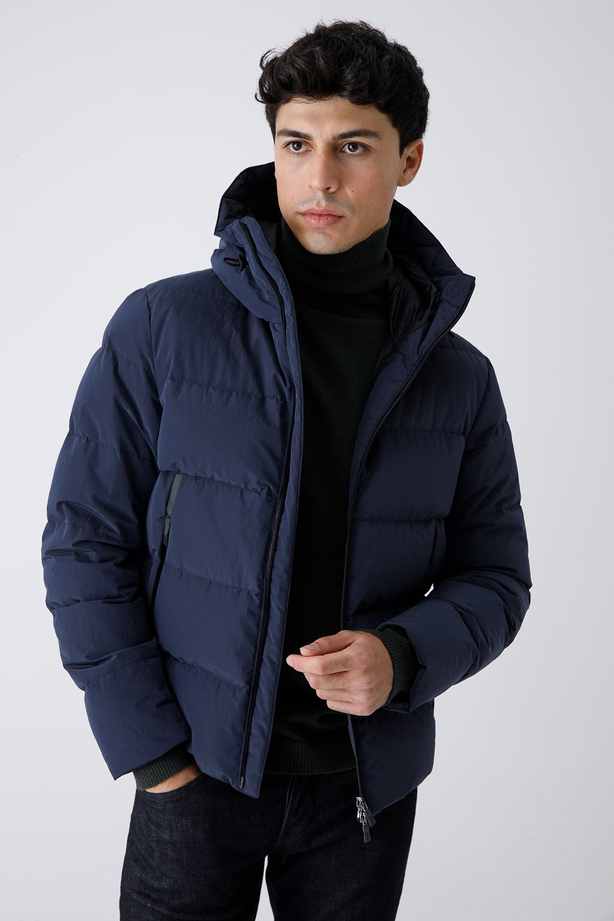 Herno Laminar Kapüşonlu Puffer Mont-Libas Trendy Fashion Store