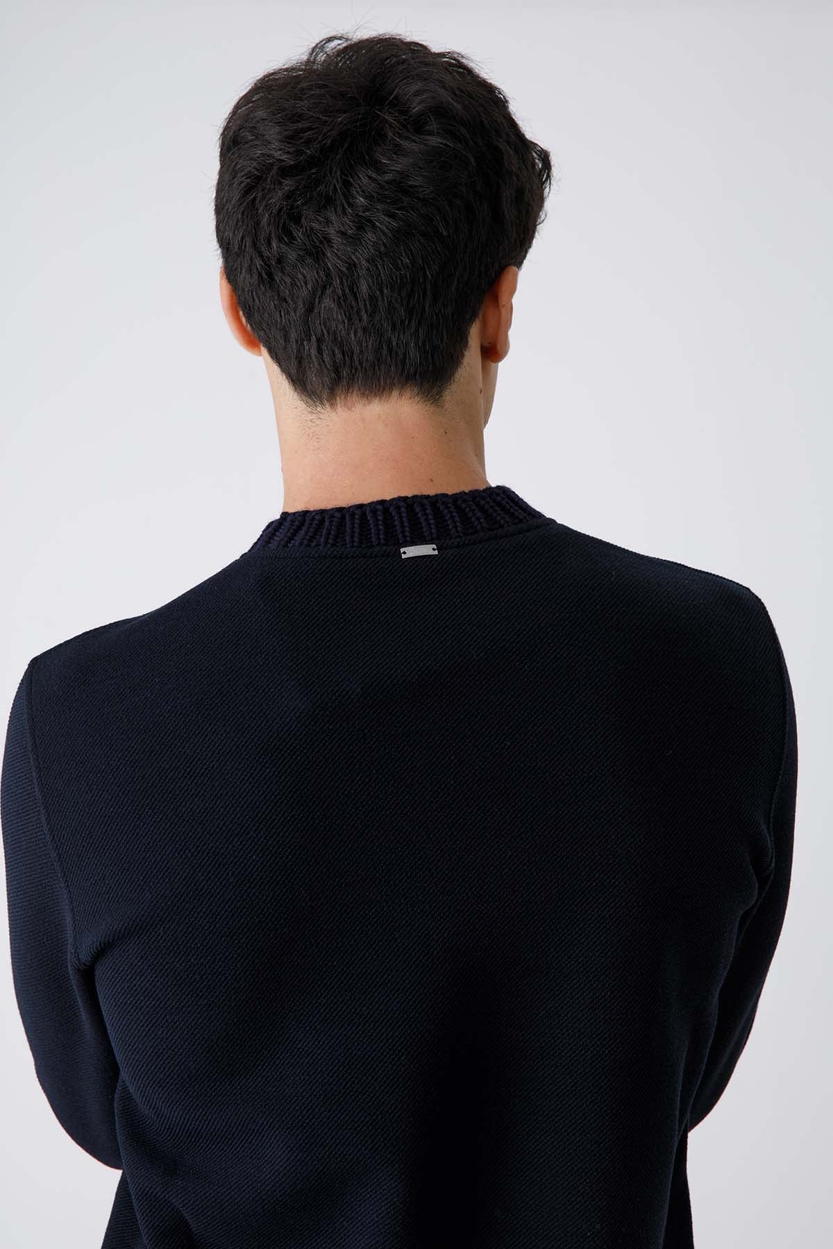 Herno Örgü Yün Geniş Ribana Detaylı Triko-Libas Trendy Fashion Store