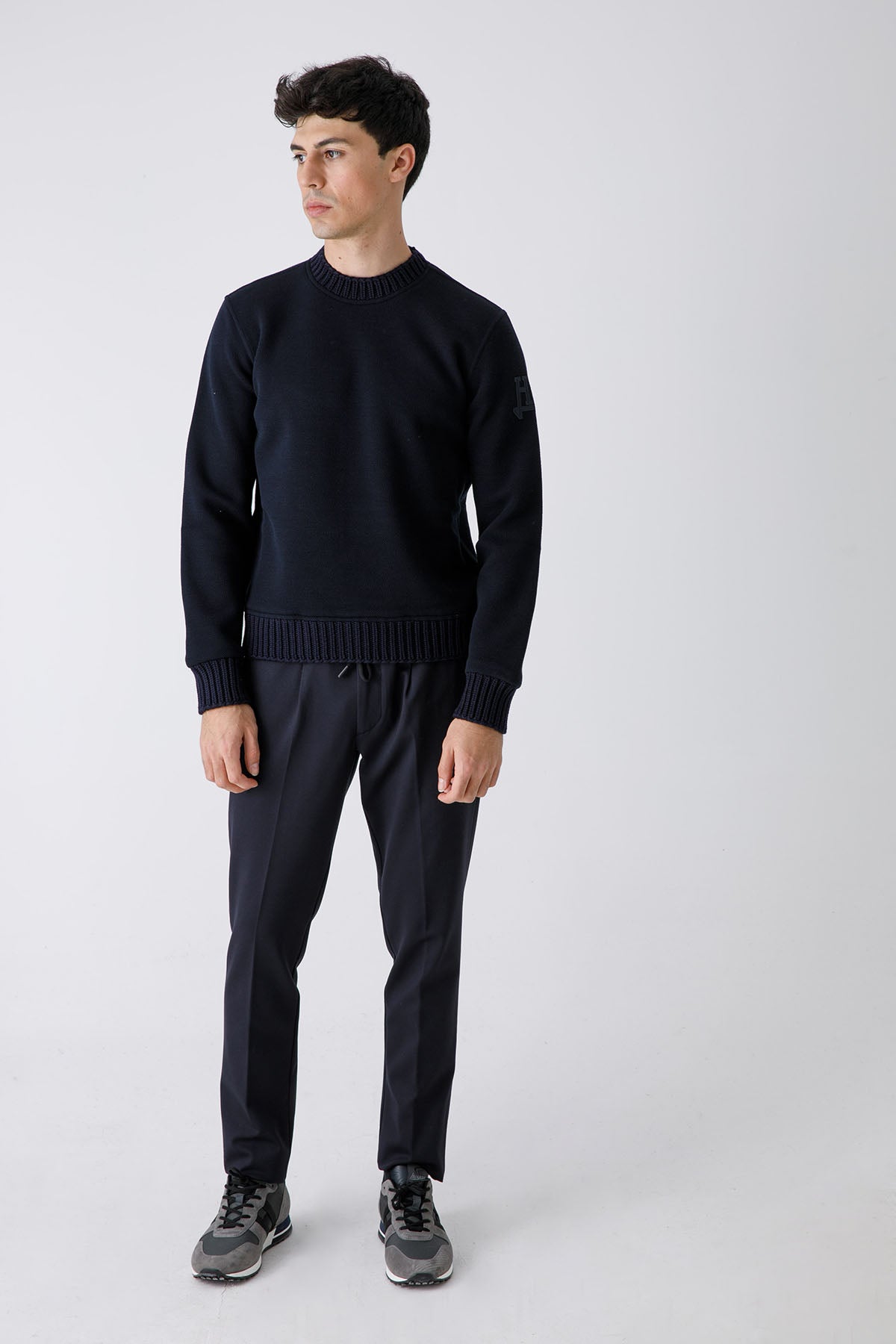 Herno Örgü Yün Geniş Ribana Detaylı Triko-Libas Trendy Fashion Store