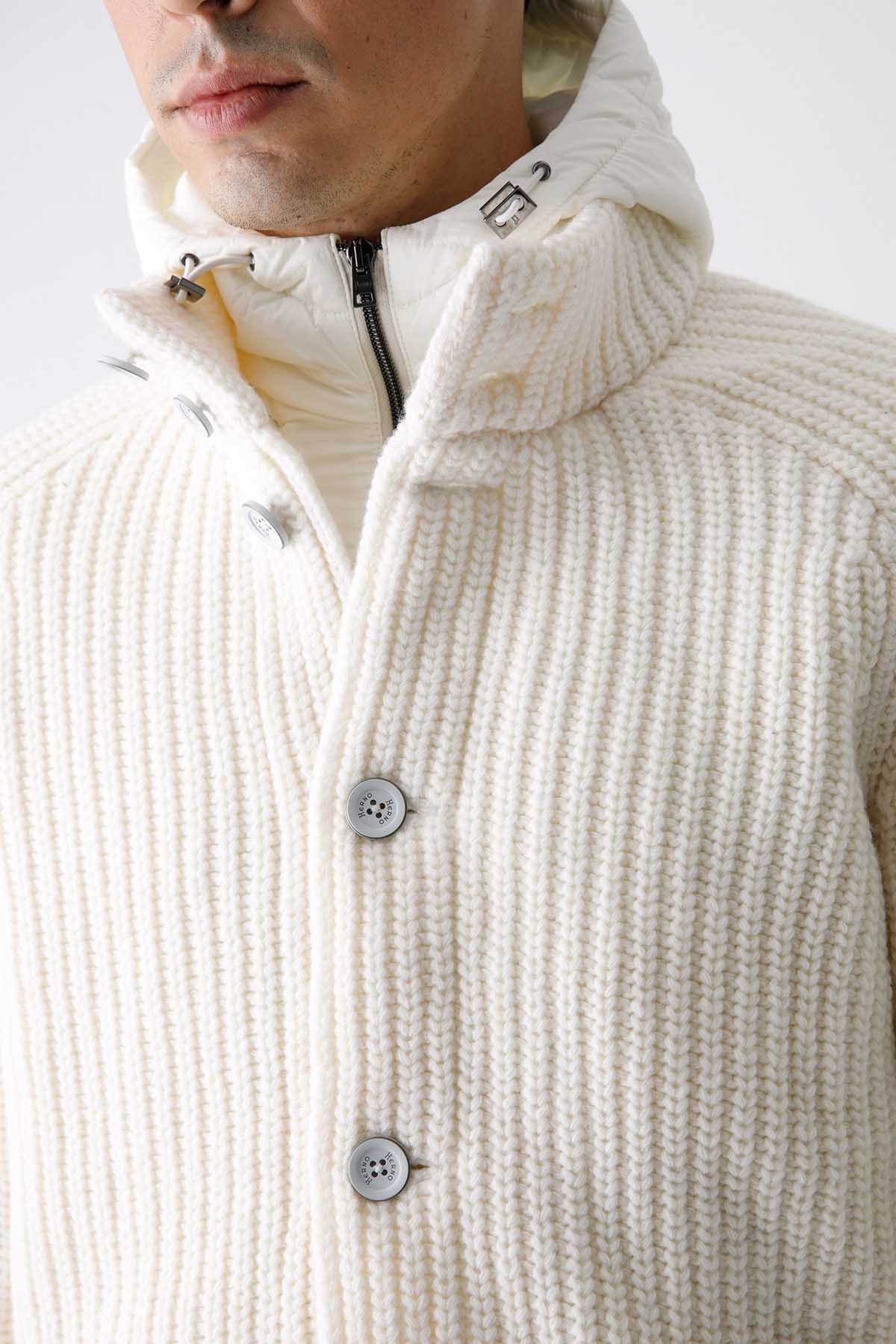 Herno Demonte İç Yelekli Örgü Yün Ceket-Libas Trendy Fashion Store