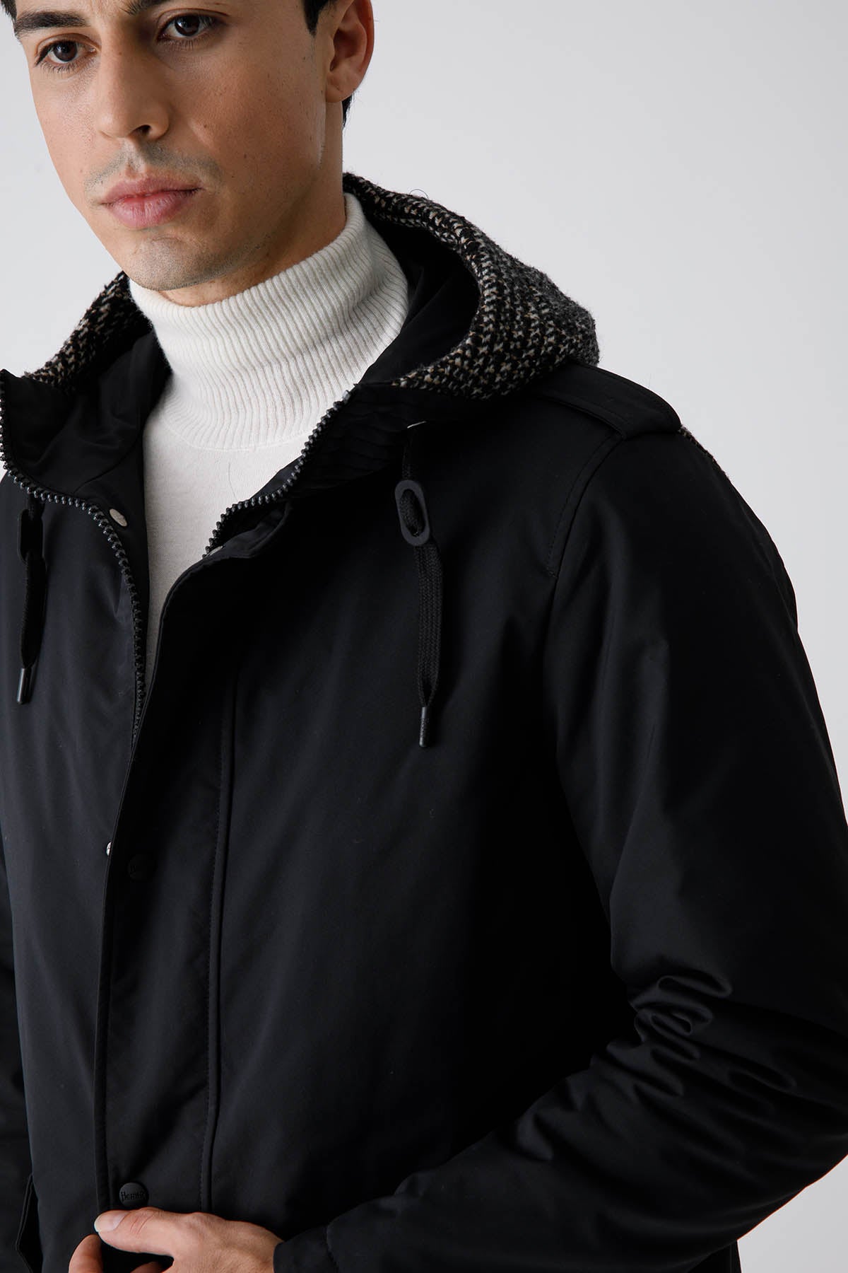 Herno Dolgulu Kapüşonlu Palto-Libas Trendy Fashion Store