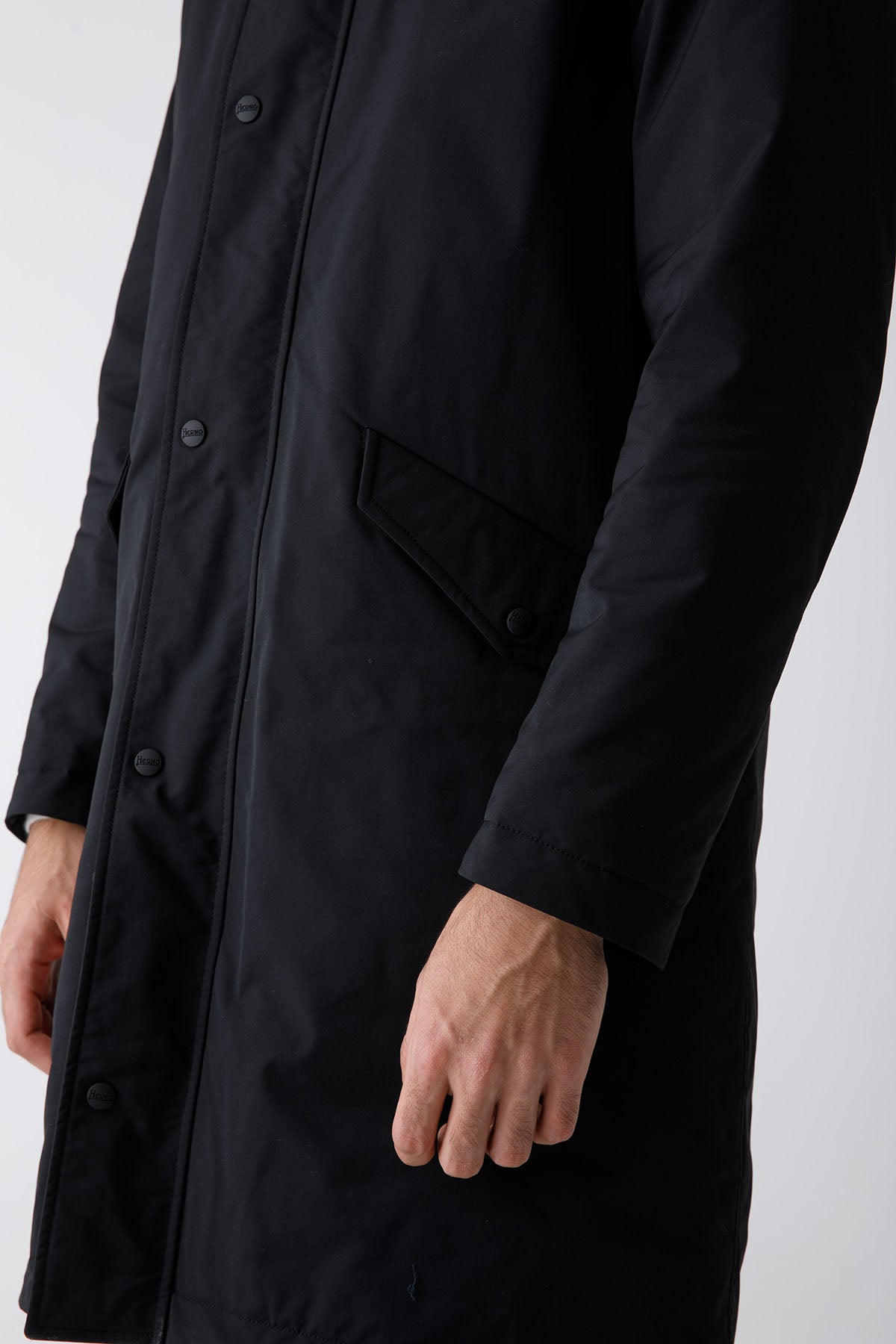 Herno Dolgulu Kapüşonlu Palto-Libas Trendy Fashion Store