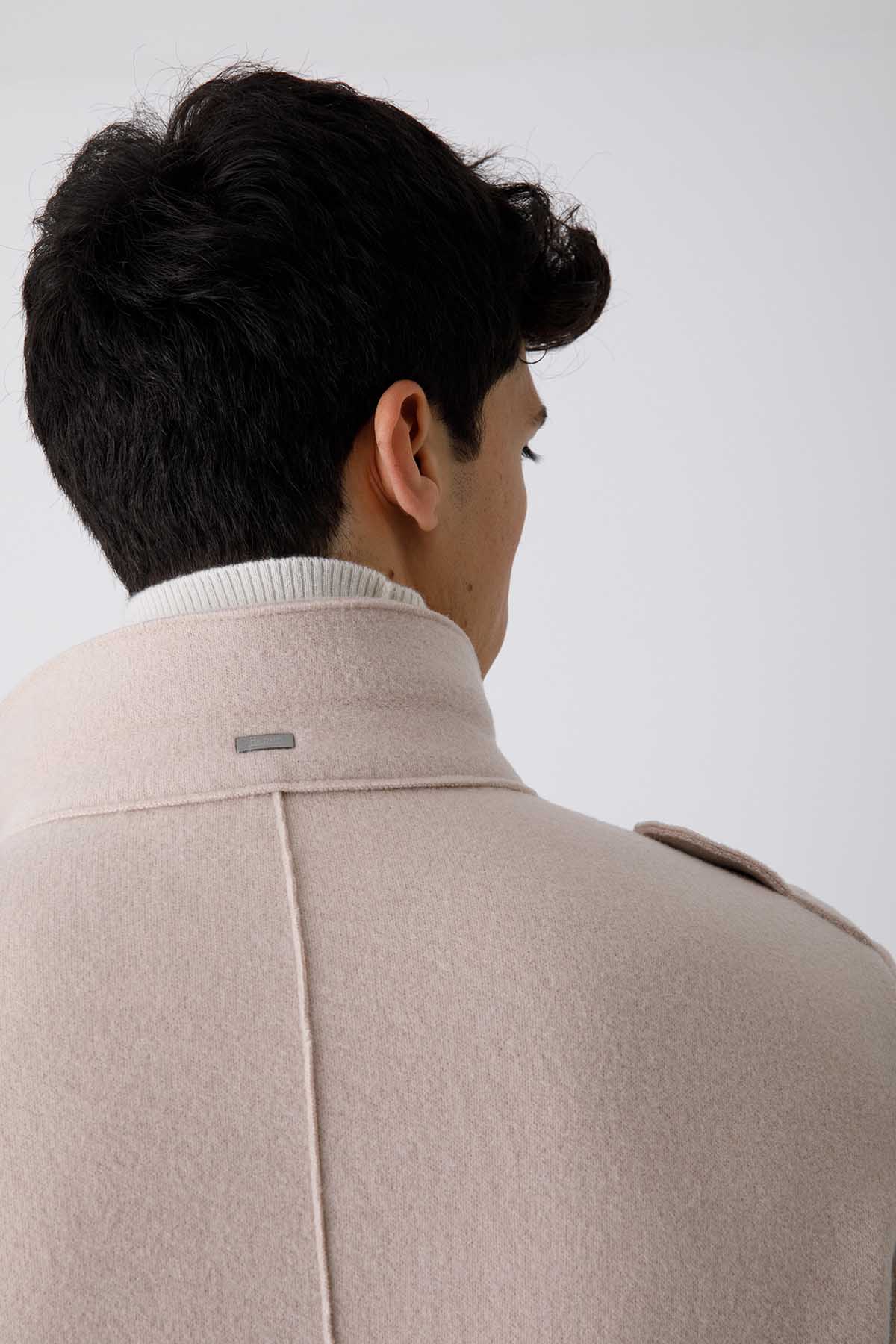 Herno Kruvaze Dolgulu Yün Kaban-Libas Trendy Fashion Store