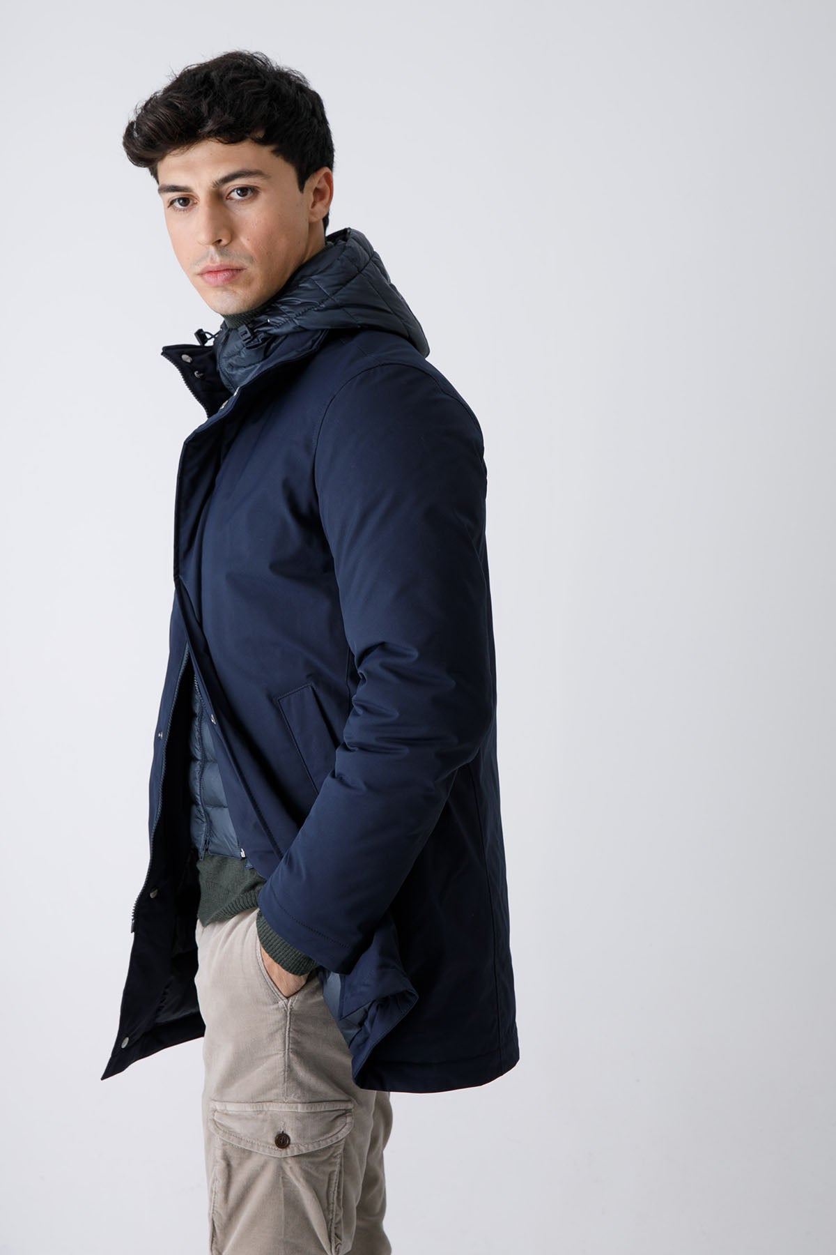 Herno Demonte İç Yelekli Kaban-Libas Trendy Fashion Store