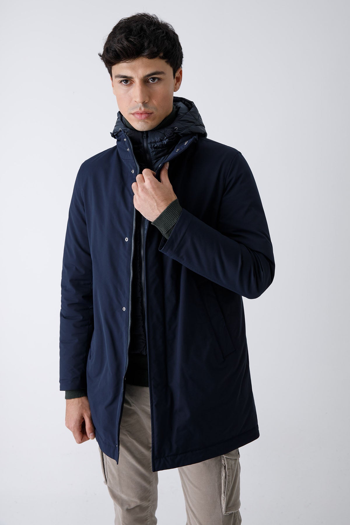 Herno Demonte İç Yelekli Kaban-Libas Trendy Fashion Store