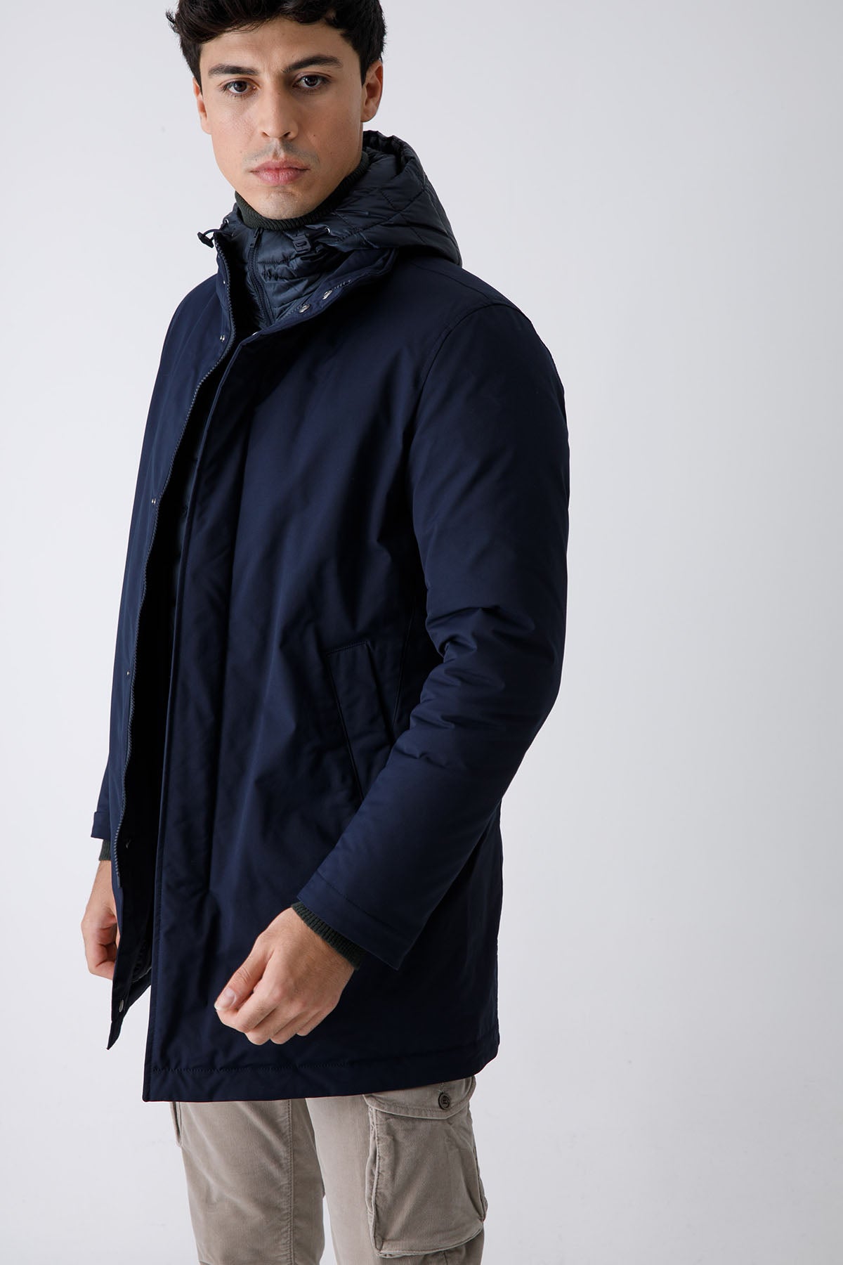 Herno Demonte İç Yelekli Kaban-Libas Trendy Fashion Store