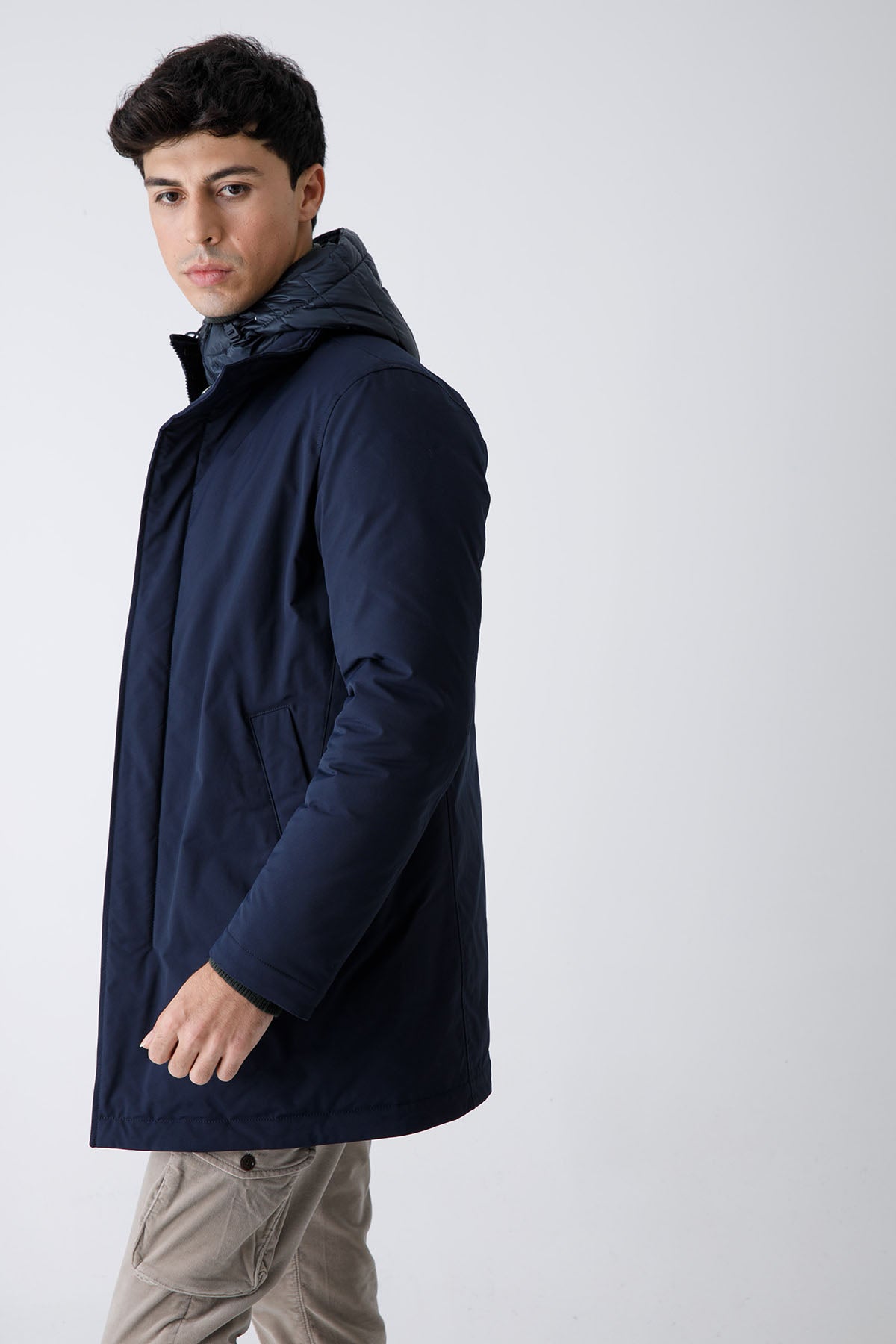 Herno Demonte İç Yelekli Kaban-Libas Trendy Fashion Store