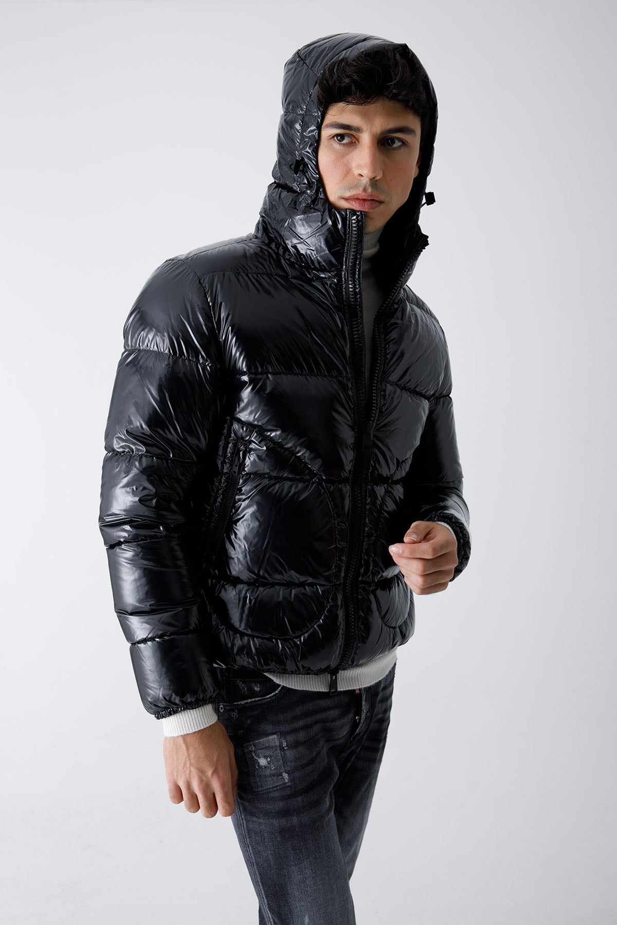 Herno Kapüşonlu Puffer Mont-Libas Trendy Fashion Store