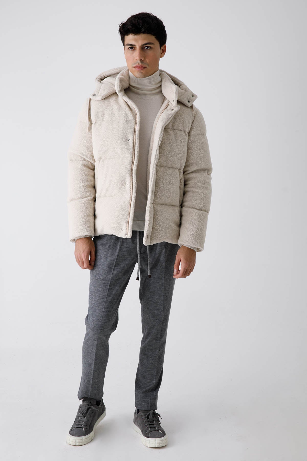 Herno Puffer Peluş Mont-Libas Trendy Fashion Store