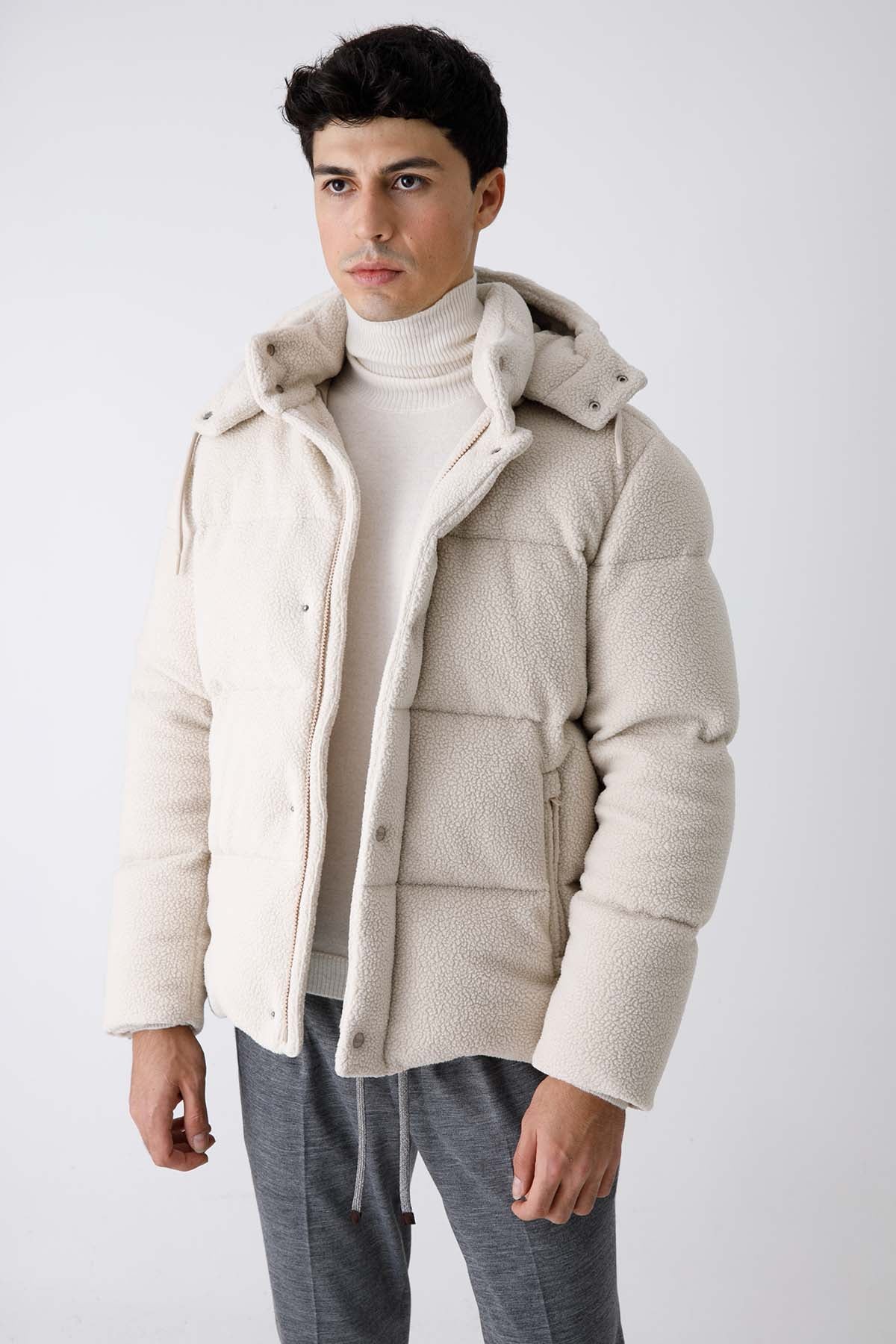 Herno Puffer Peluş Mont-Libas Trendy Fashion Store