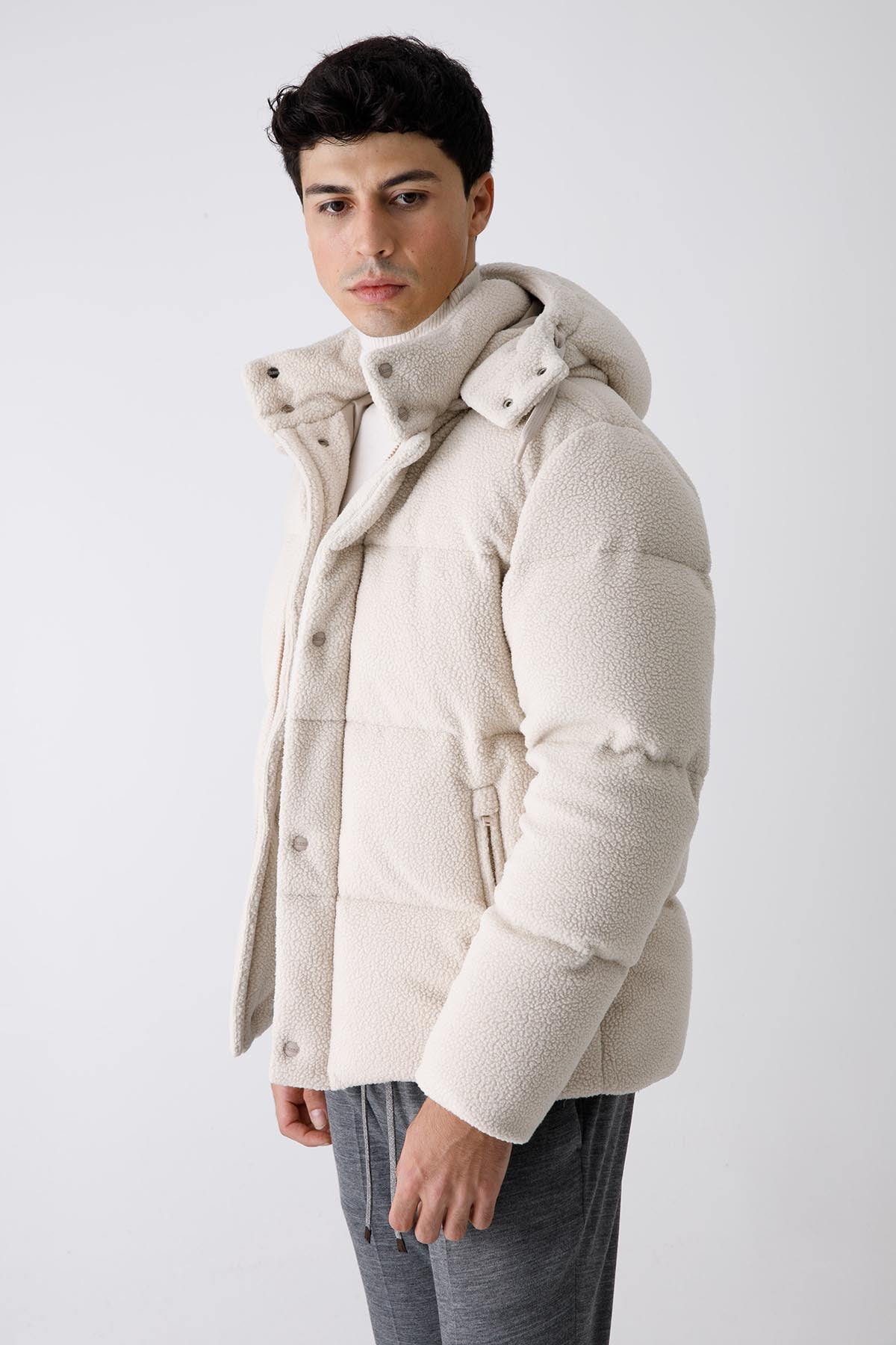 Herno Puffer Peluş Mont-Libas Trendy Fashion Store