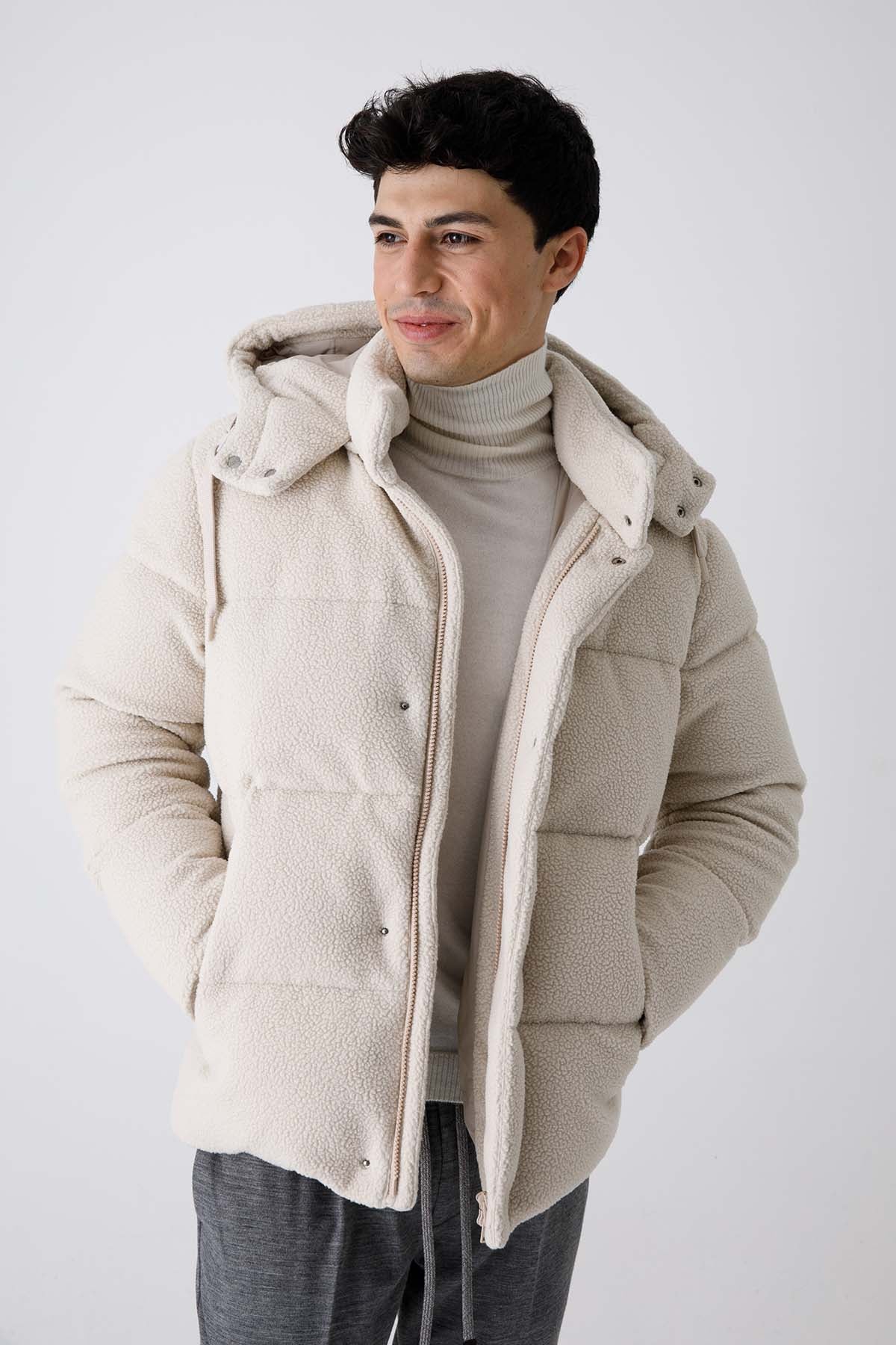 Herno Puffer Peluş Mont-Libas Trendy Fashion Store