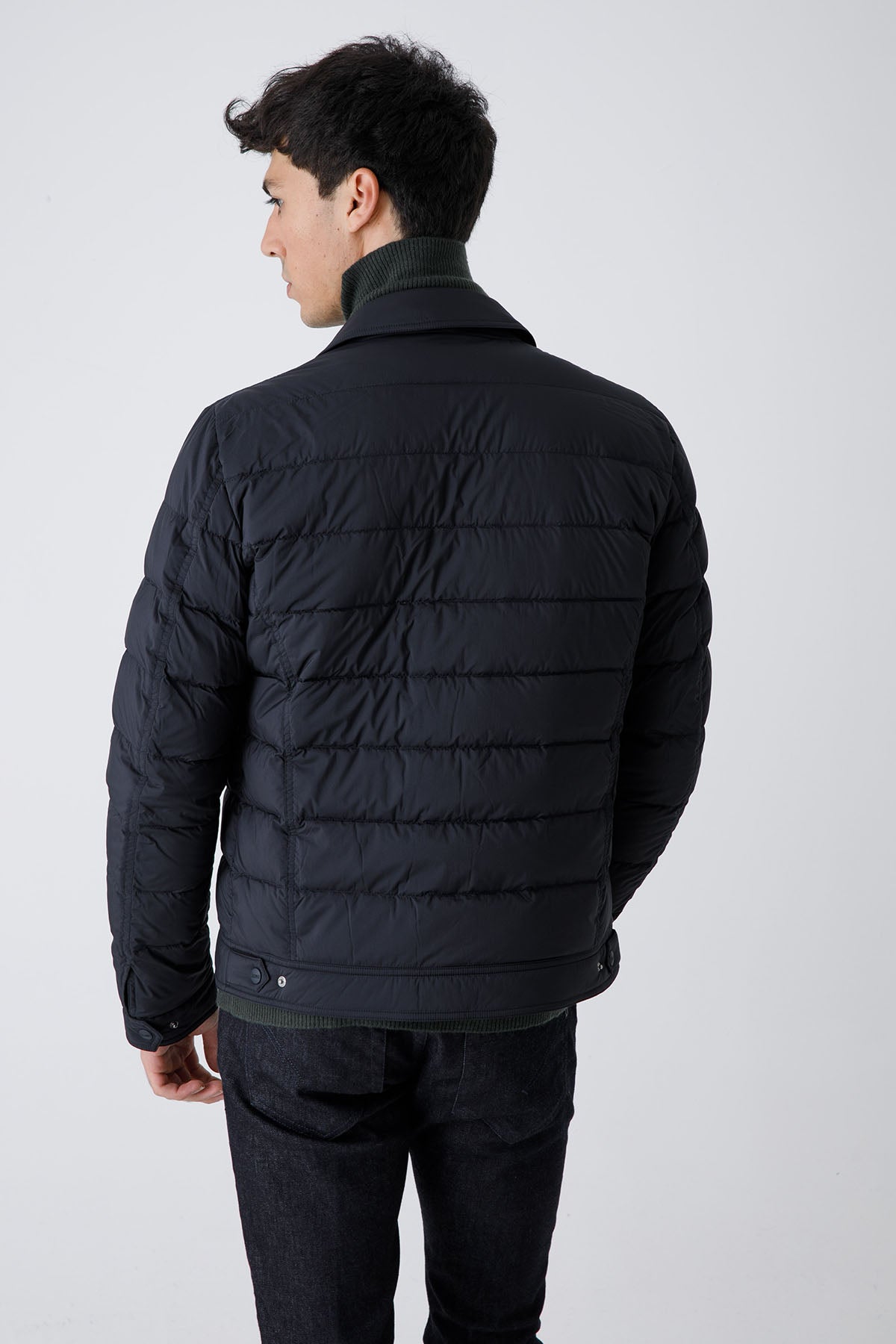 Herno Cep Detaylı İnce Puffer Mont-Libas Trendy Fashion Store