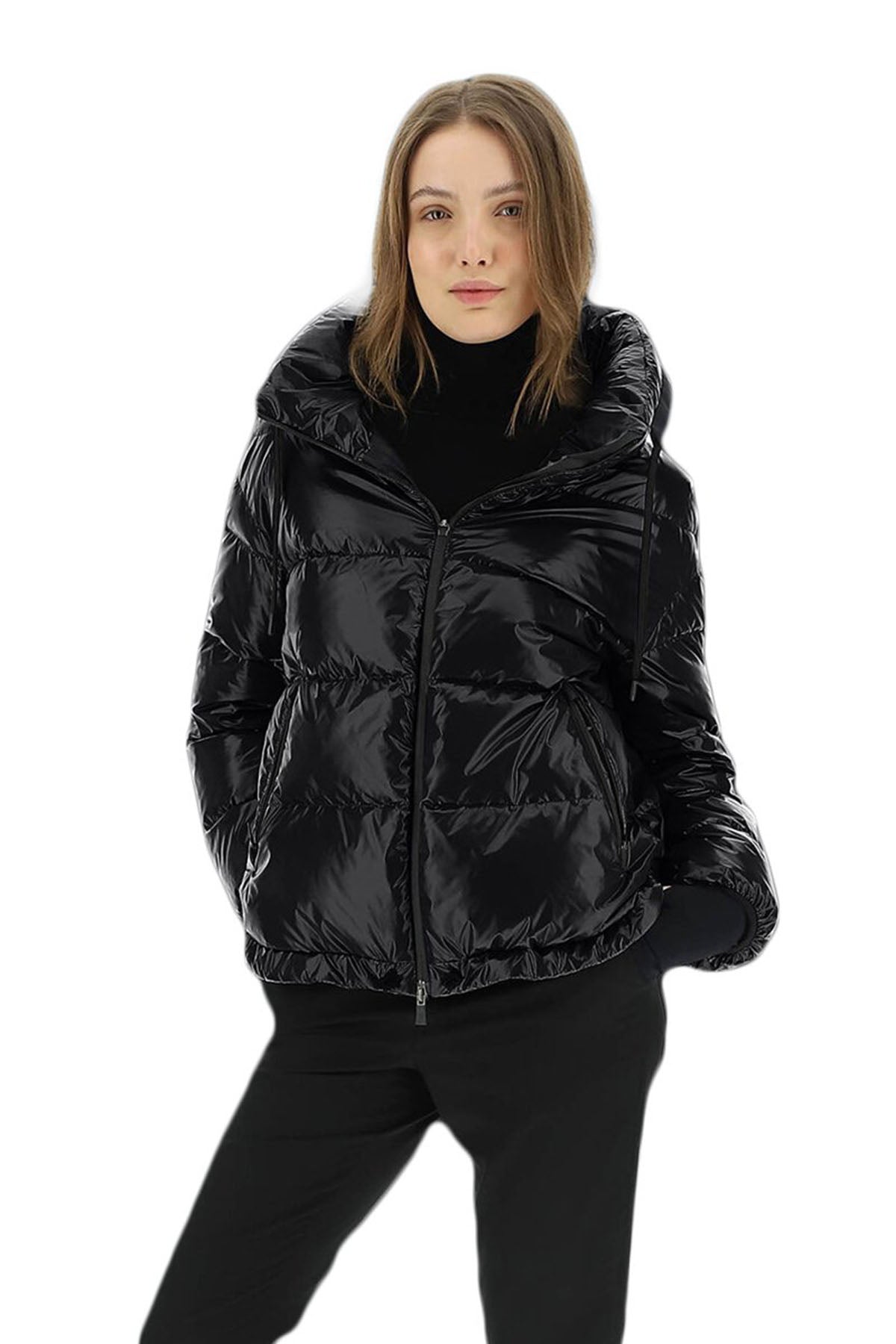 Herno Laminar Parlak Puffer Mont-Libas Trendy Fashion Store