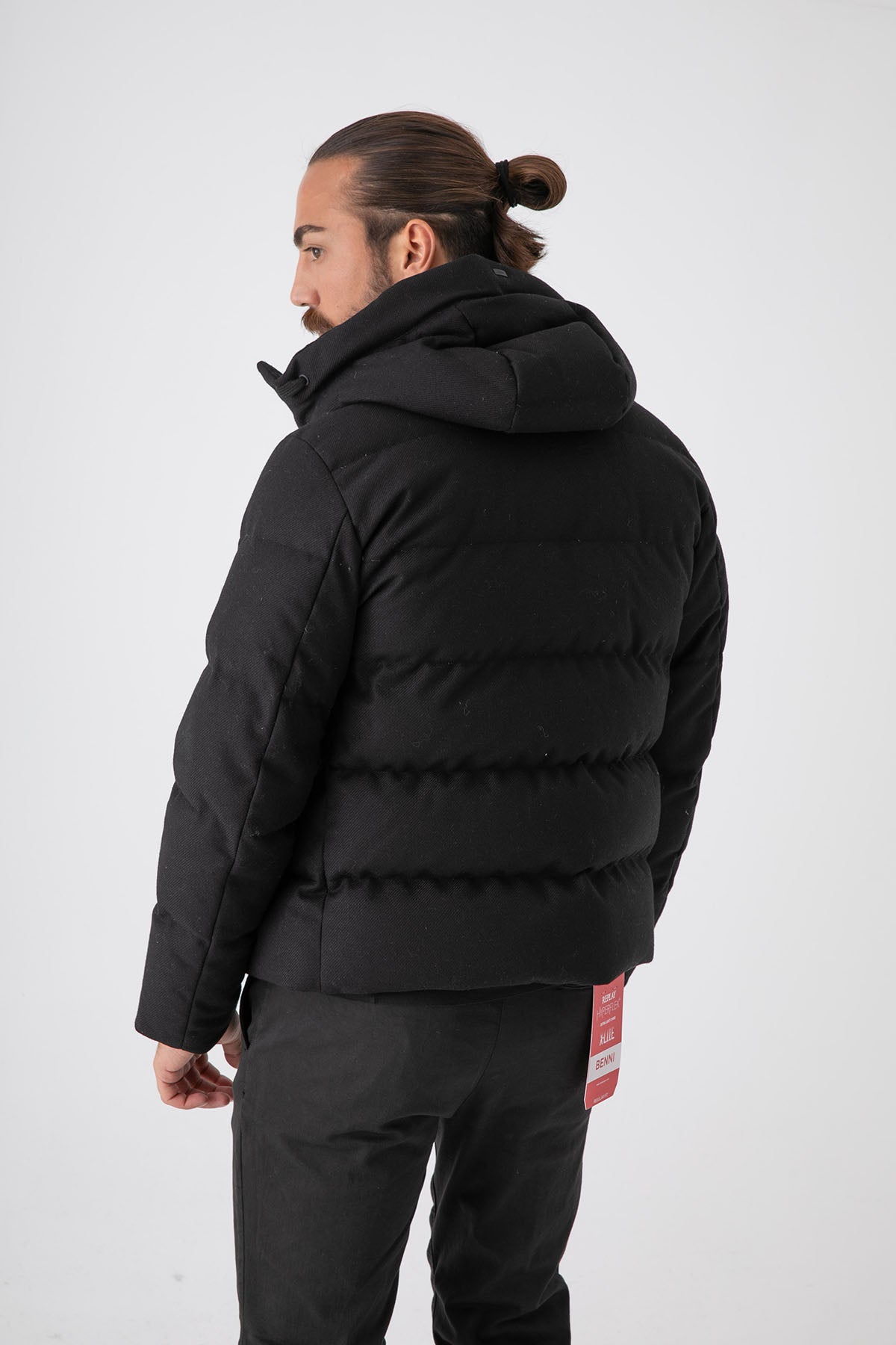 Herno Kapüşonlu Yün Puffer Mont-Libas Trendy Fashion Store