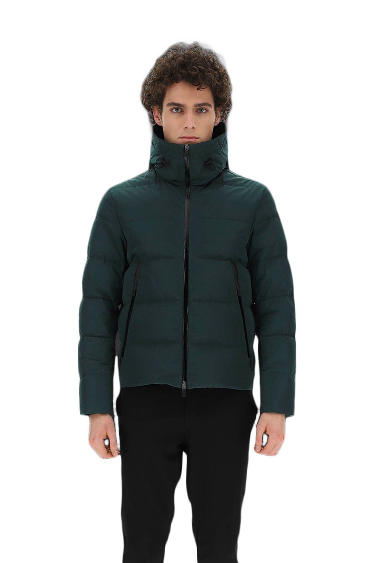 Herno Laminar Kapüşonlu Puffer Mont-Libas Trendy Fashion Store