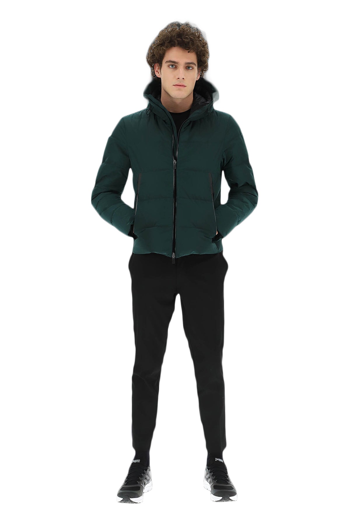 Herno Laminar Kapüşonlu Puffer Mont-Libas Trendy Fashion Store