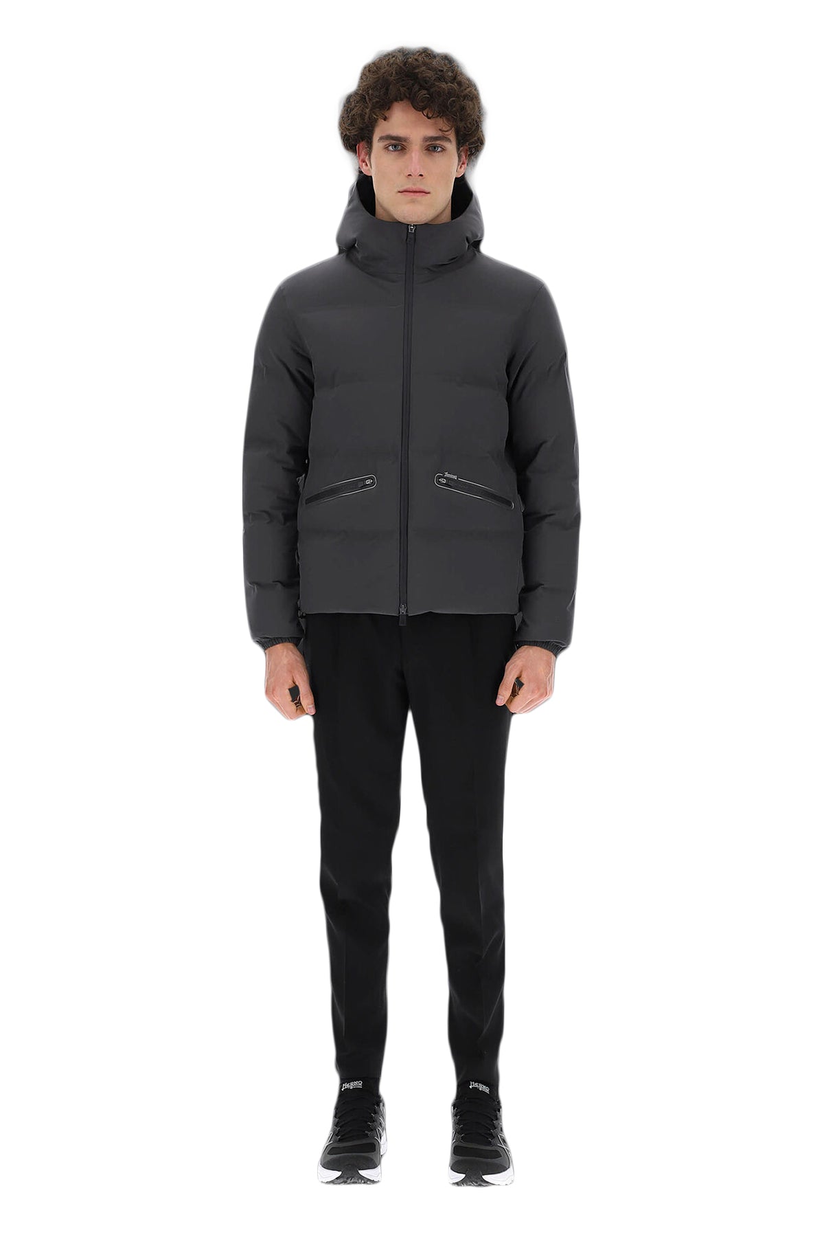 Herno Laminar Kapüşonlu Puffer Mont-Libas Trendy Fashion Store