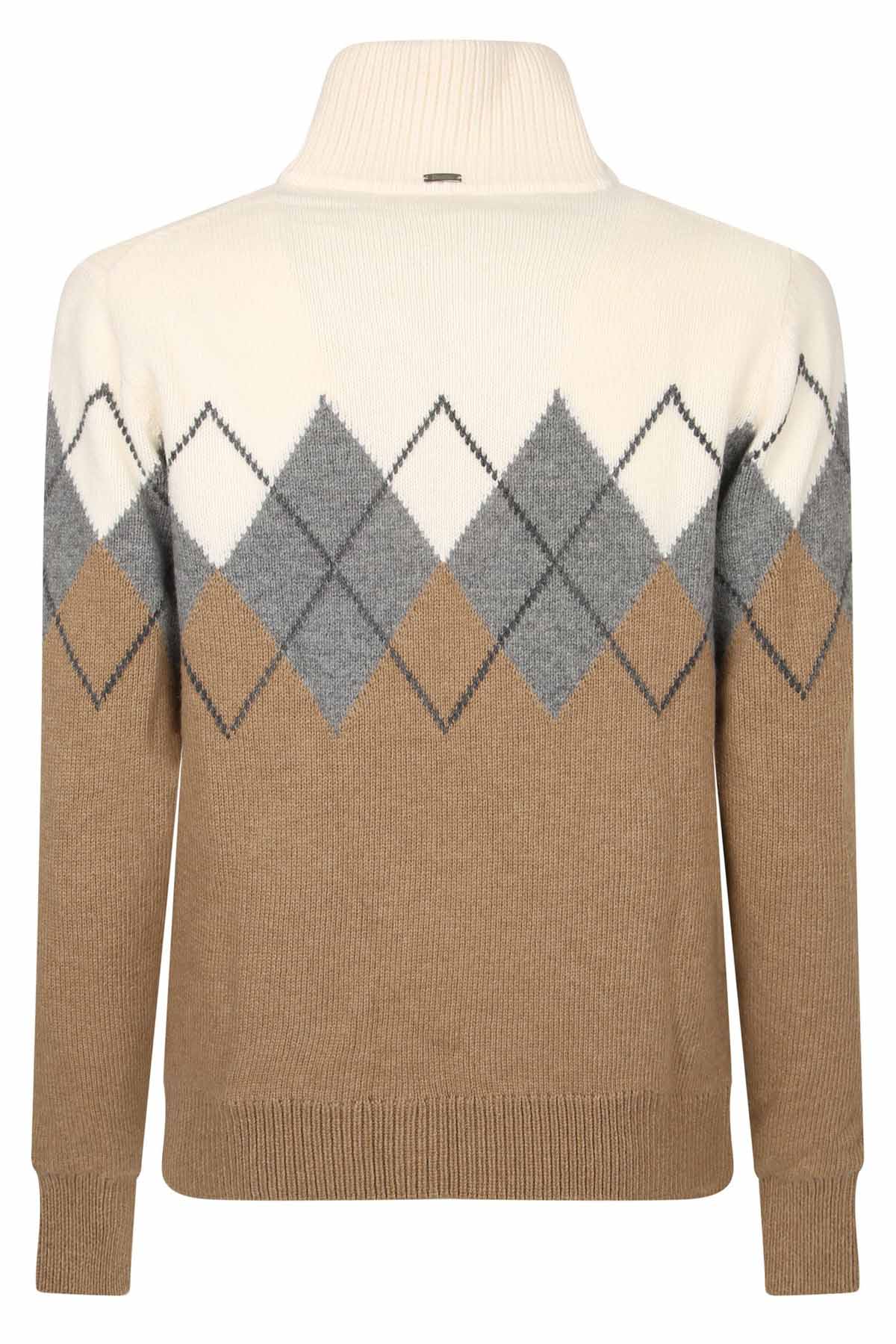 Herno Fermuarlı Yün Triko Ceket-Libas Trendy Fashion Store