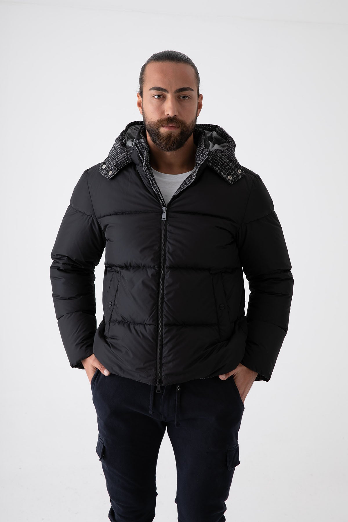 Herno Kapüşonlu Puffer Mont-Libas Trendy Fashion Store