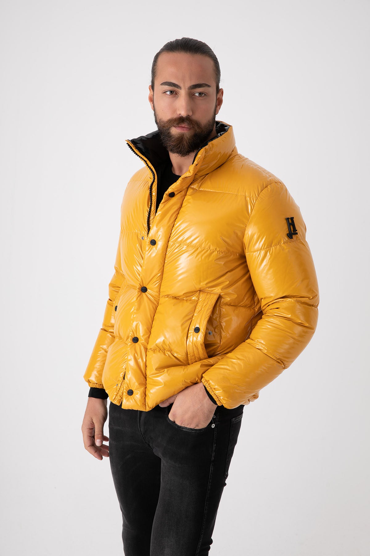 Herno Parlak Puffer Mont-Libas Trendy Fashion Store