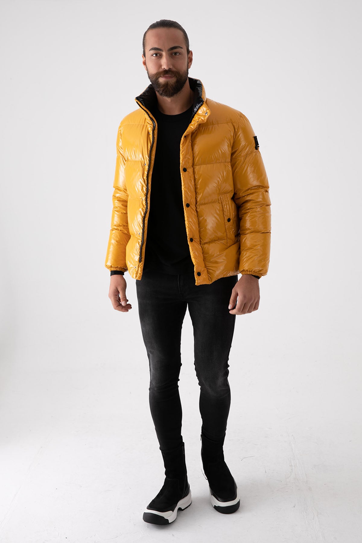 Herno Parlak Puffer Mont-Libas Trendy Fashion Store