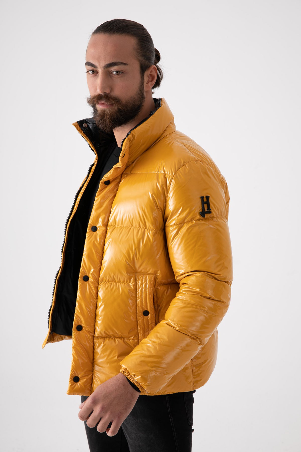 Herno Parlak Puffer Mont-Libas Trendy Fashion Store