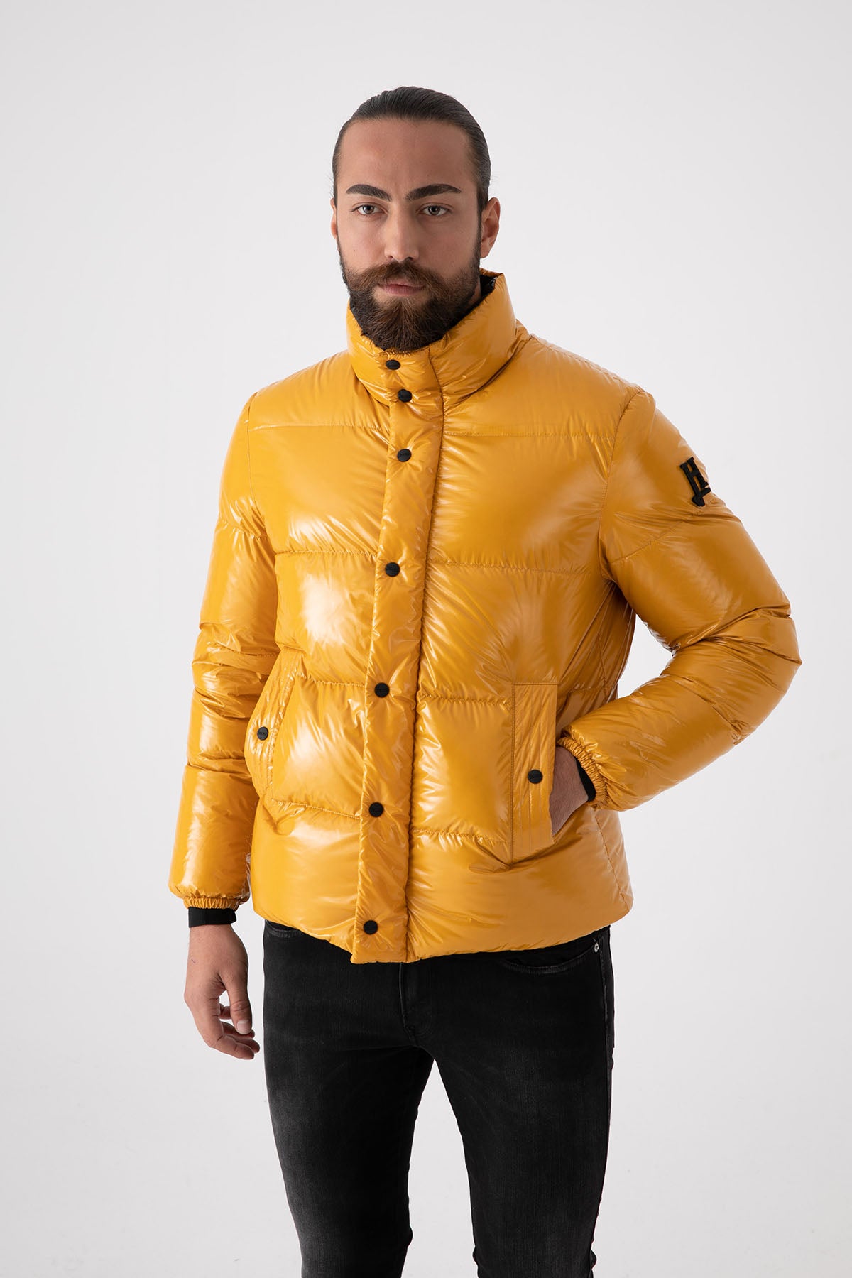 Herno Parlak Puffer Mont-Libas Trendy Fashion Store