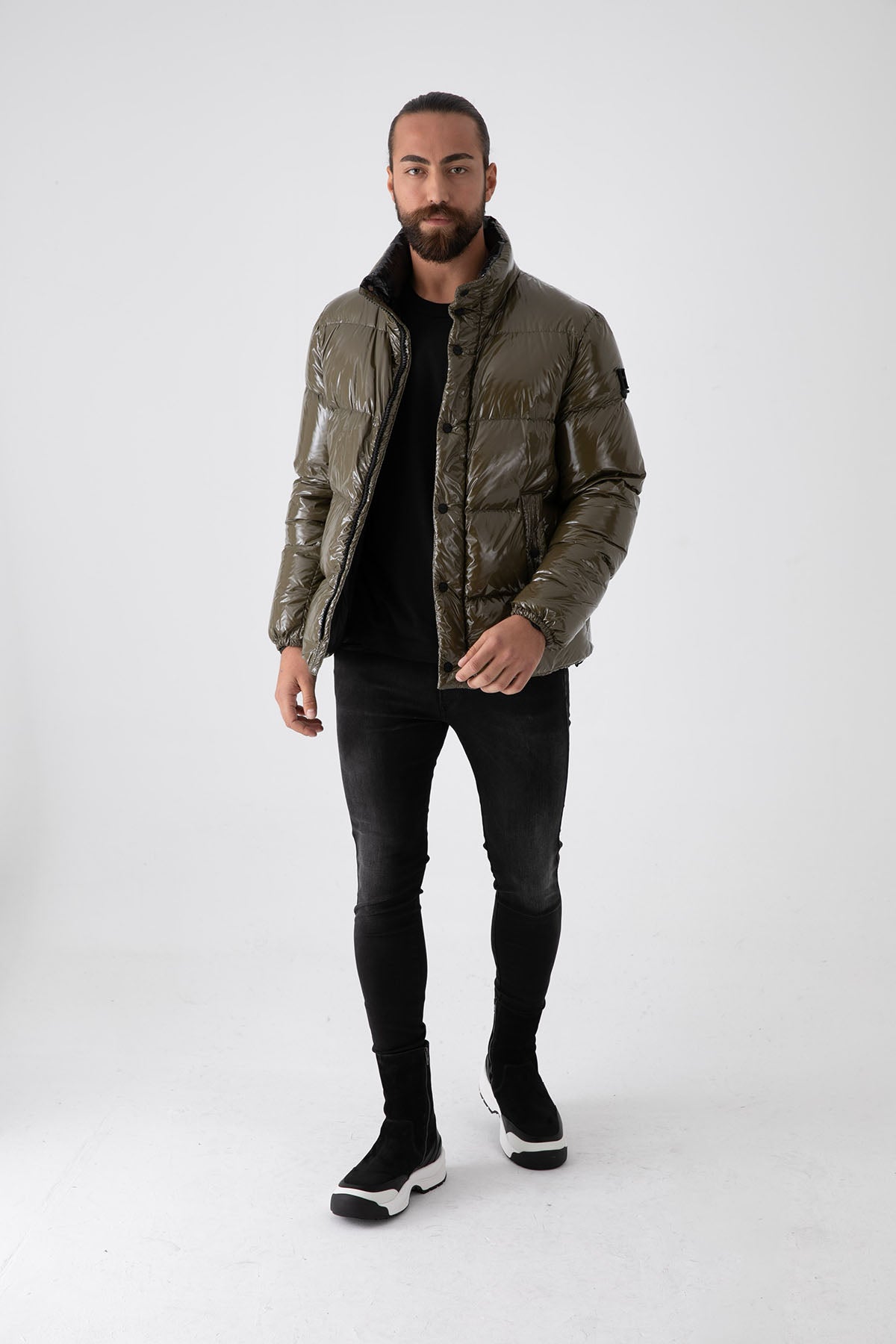 Herno Parlak Puffer Mont-Libas Trendy Fashion Store