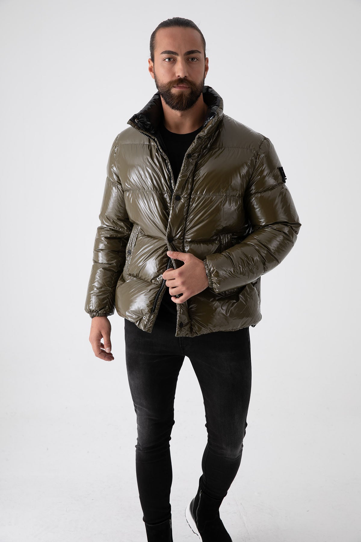 Herno Parlak Puffer Mont-Libas Trendy Fashion Store