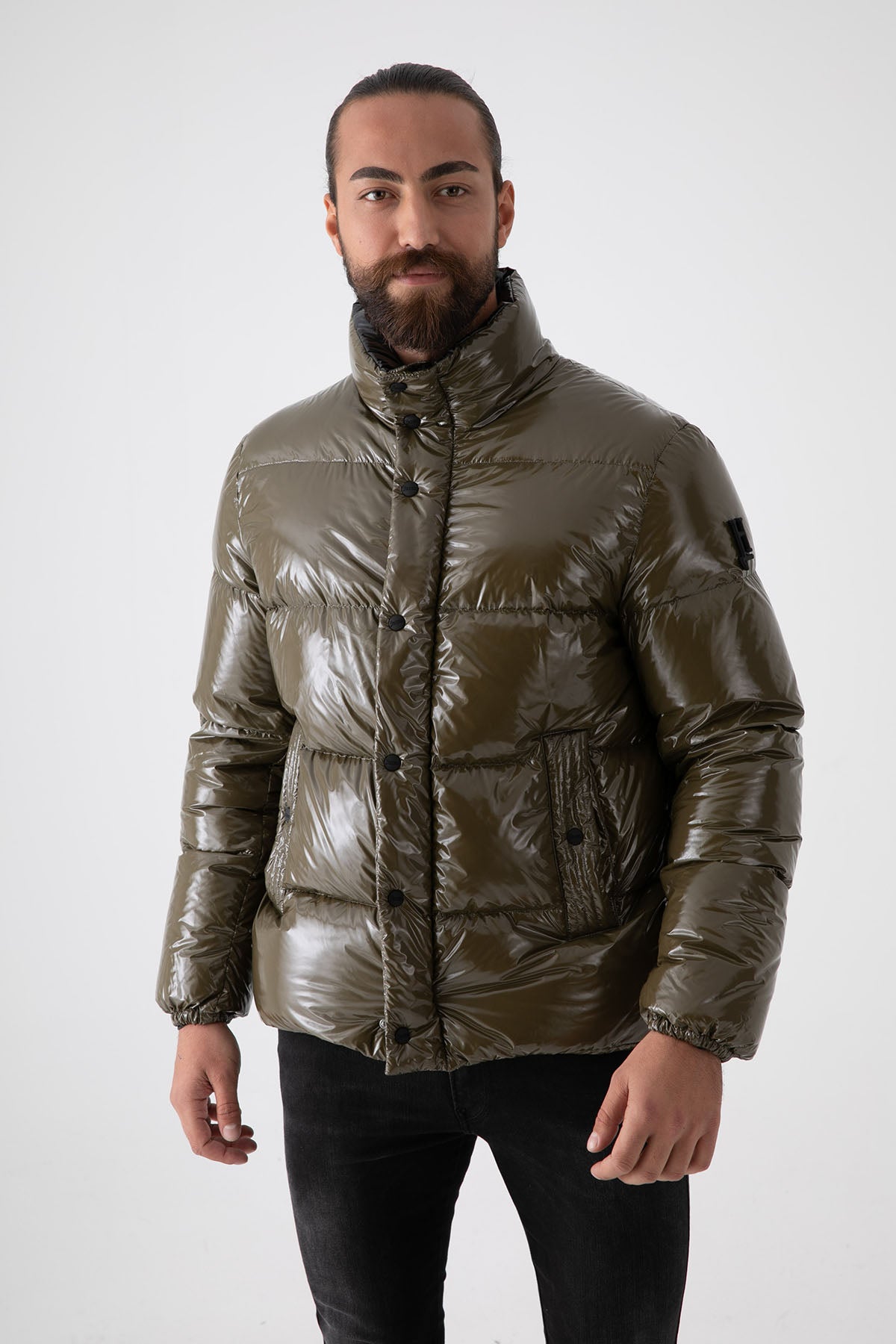 Herno Parlak Puffer Mont-Libas Trendy Fashion Store