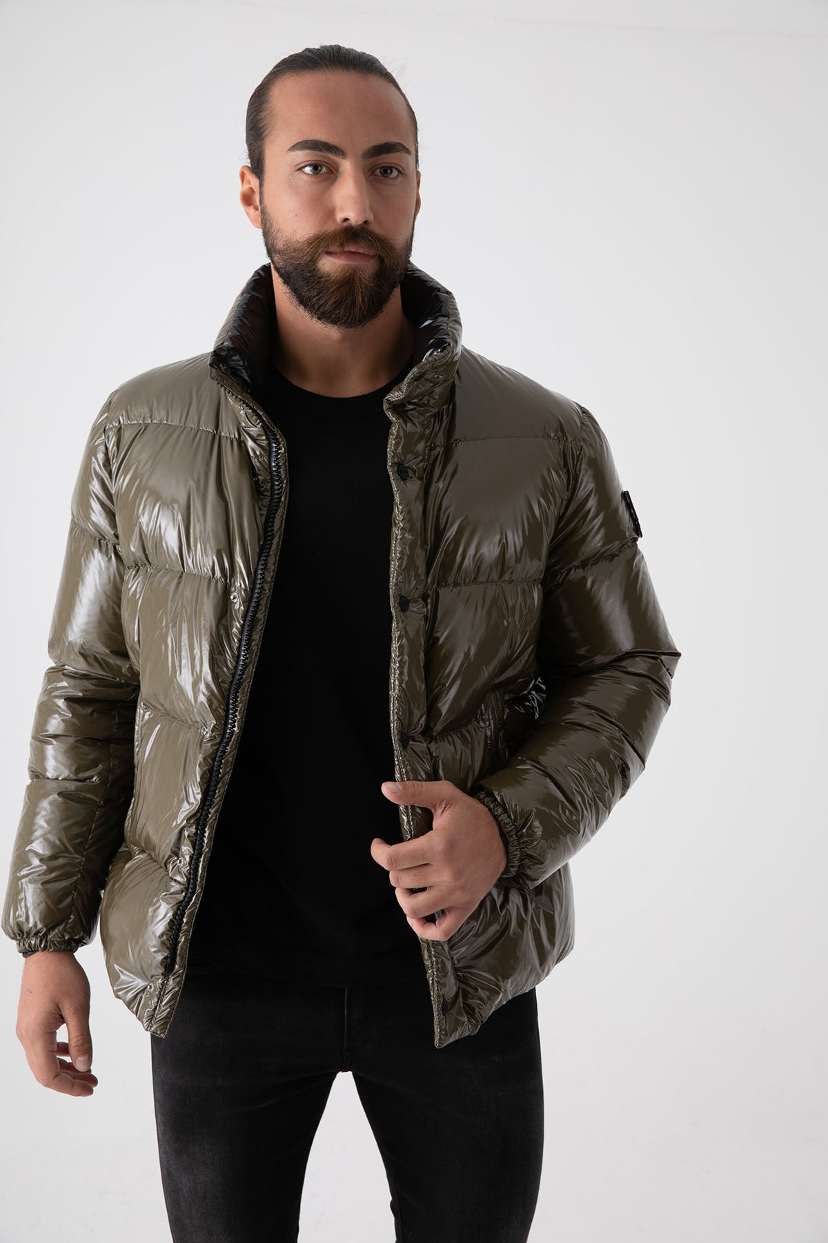 Herno Parlak Puffer Mont-Libas Trendy Fashion Store