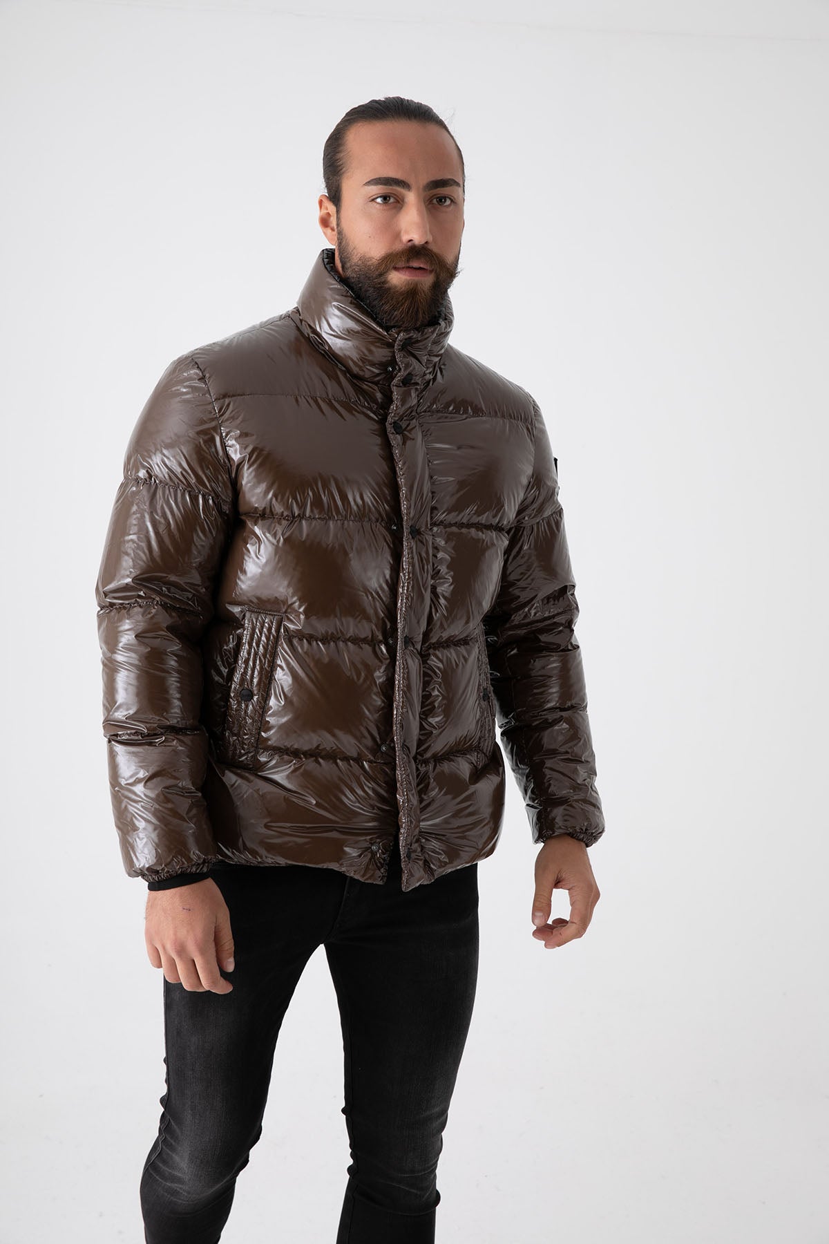 Herno Parlak Puffer Mont-Libas Trendy Fashion Store